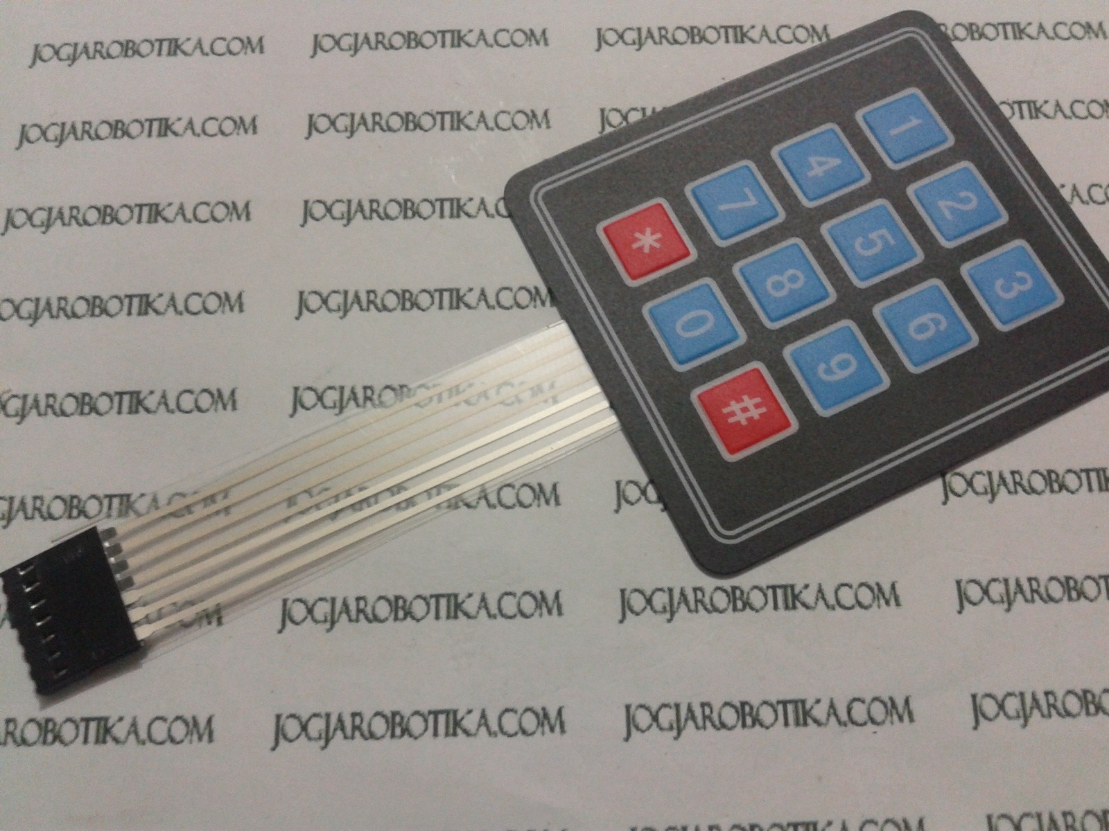 3x4 matrix keypad membran