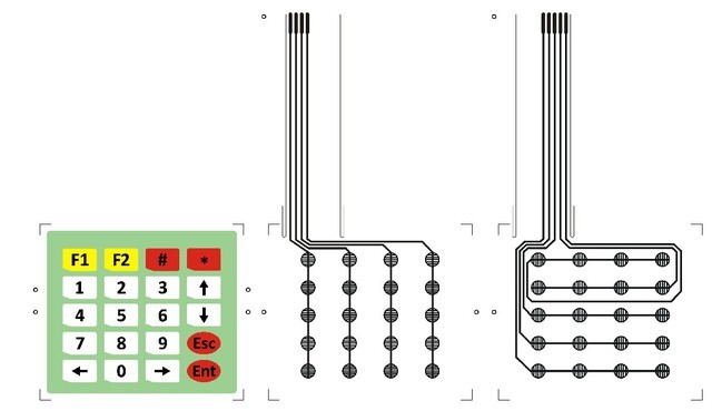 4x5 Matix Keypad Membran