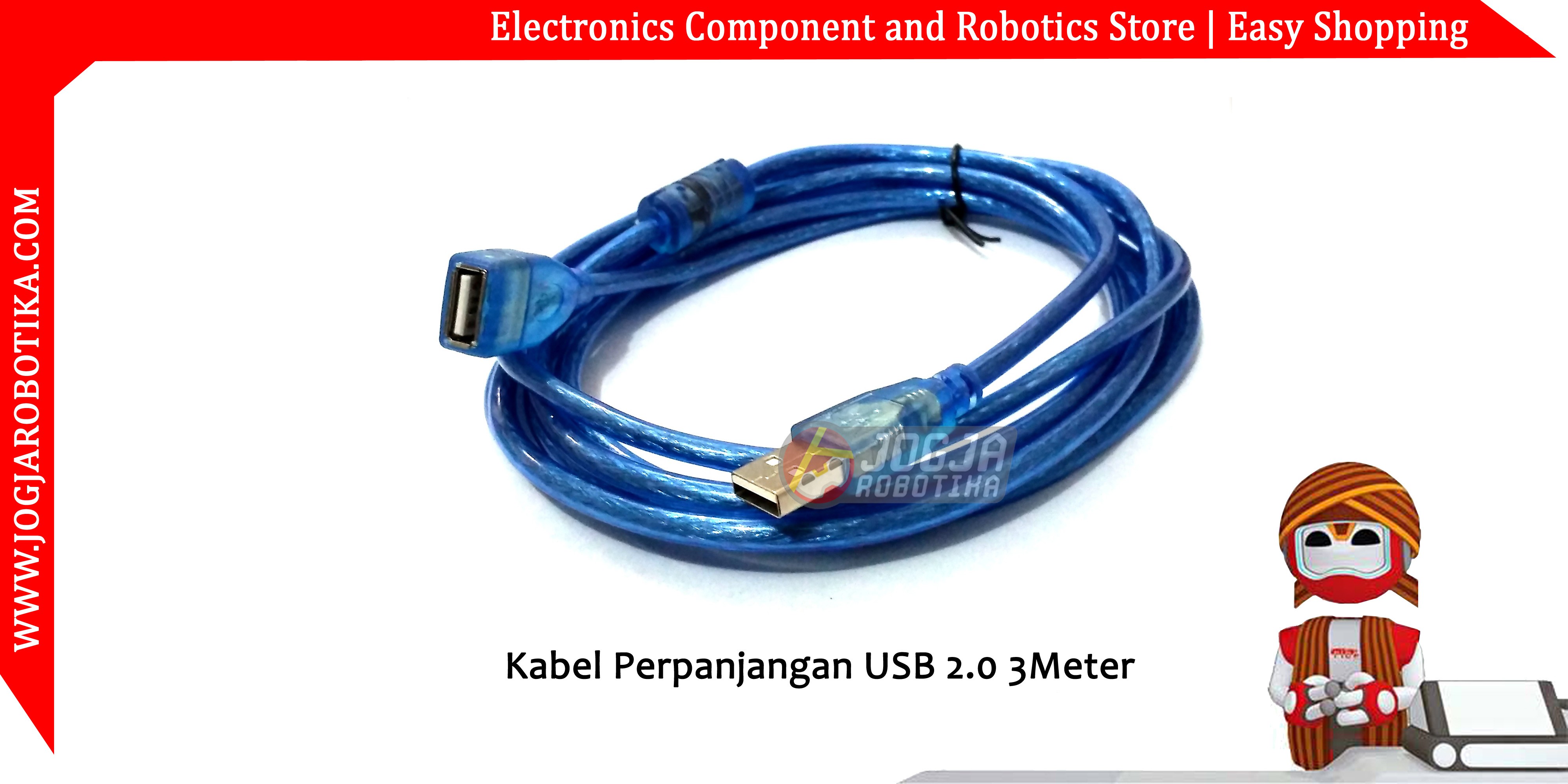 Kabel Perpanjangan USB 2.0 3 Meter