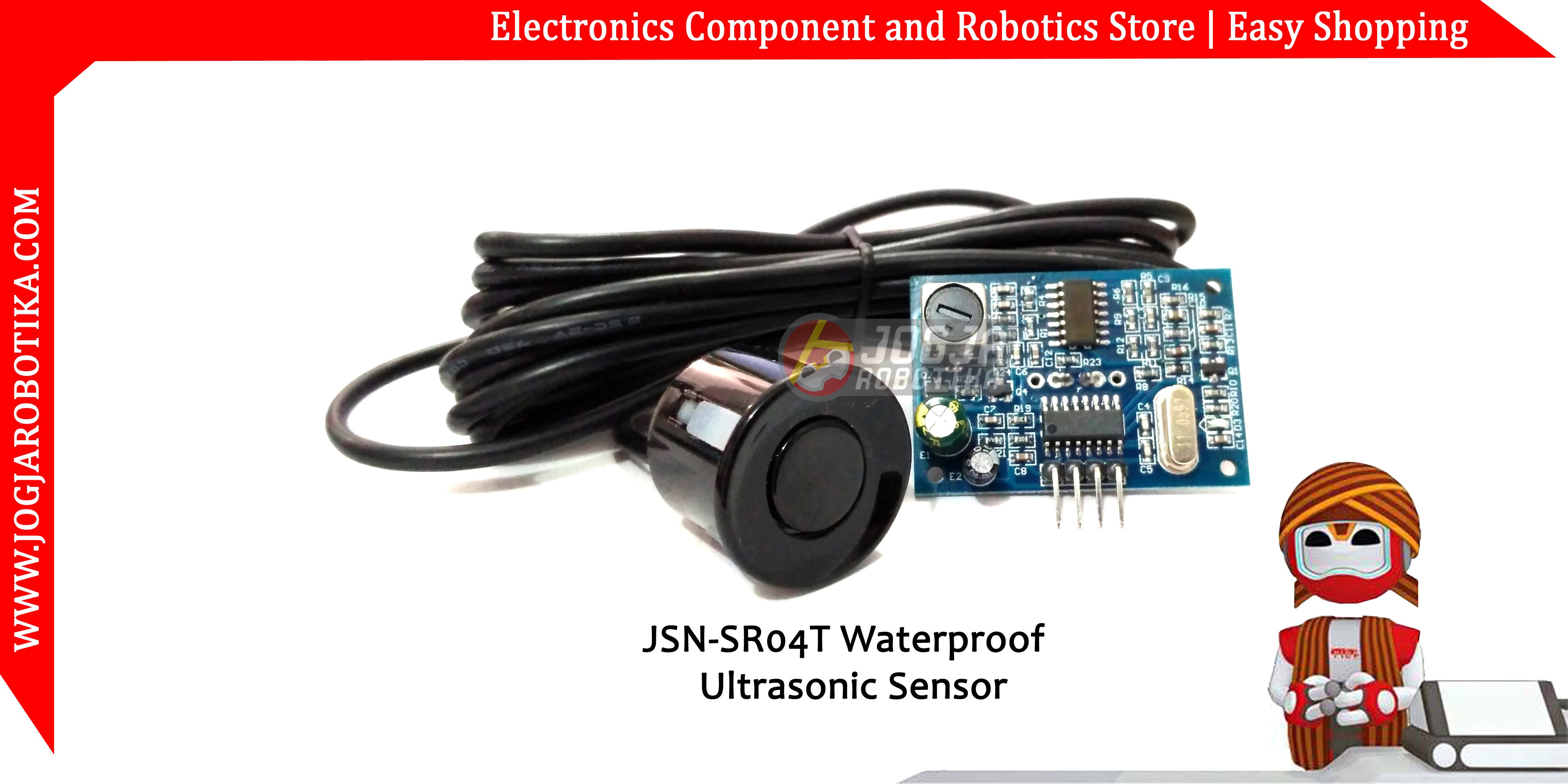 JSN-SR04T Waterproof  Ultrasonic Sensor