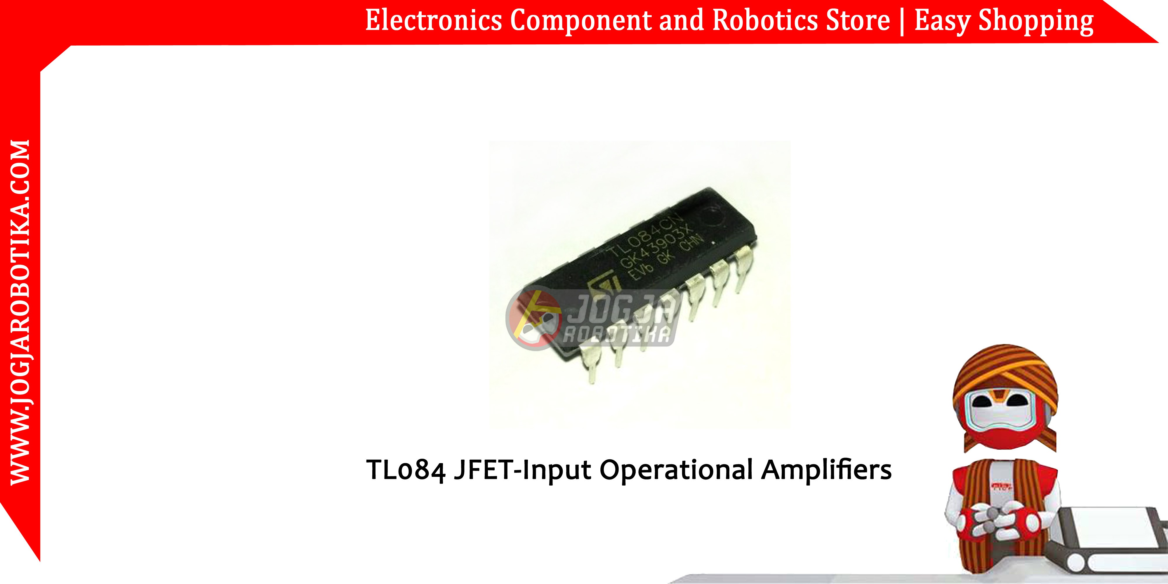 TL084 JFET-Input Operational Amplifier