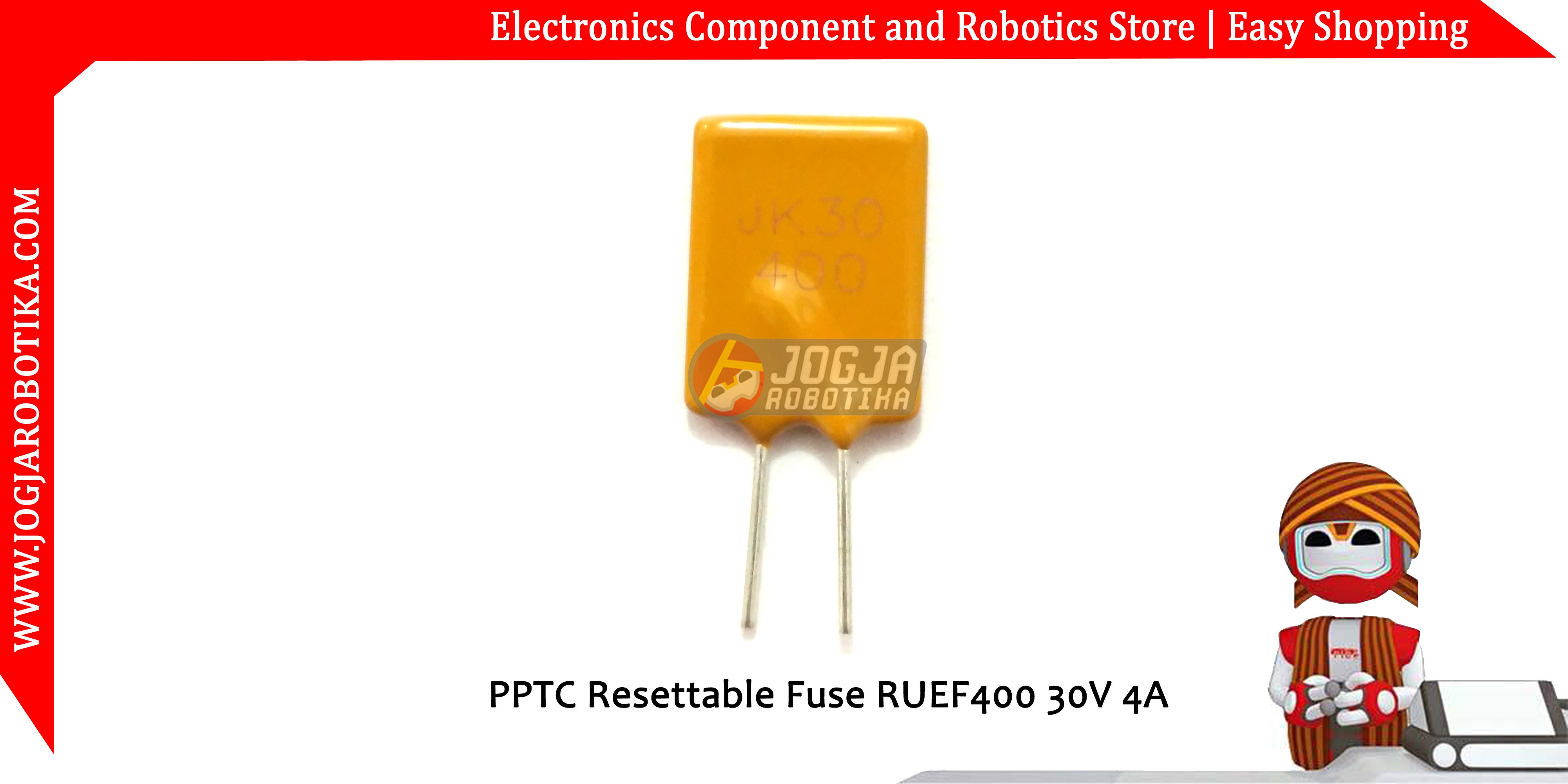 PPTC Resettable Fuse RUEF400 30V 4A