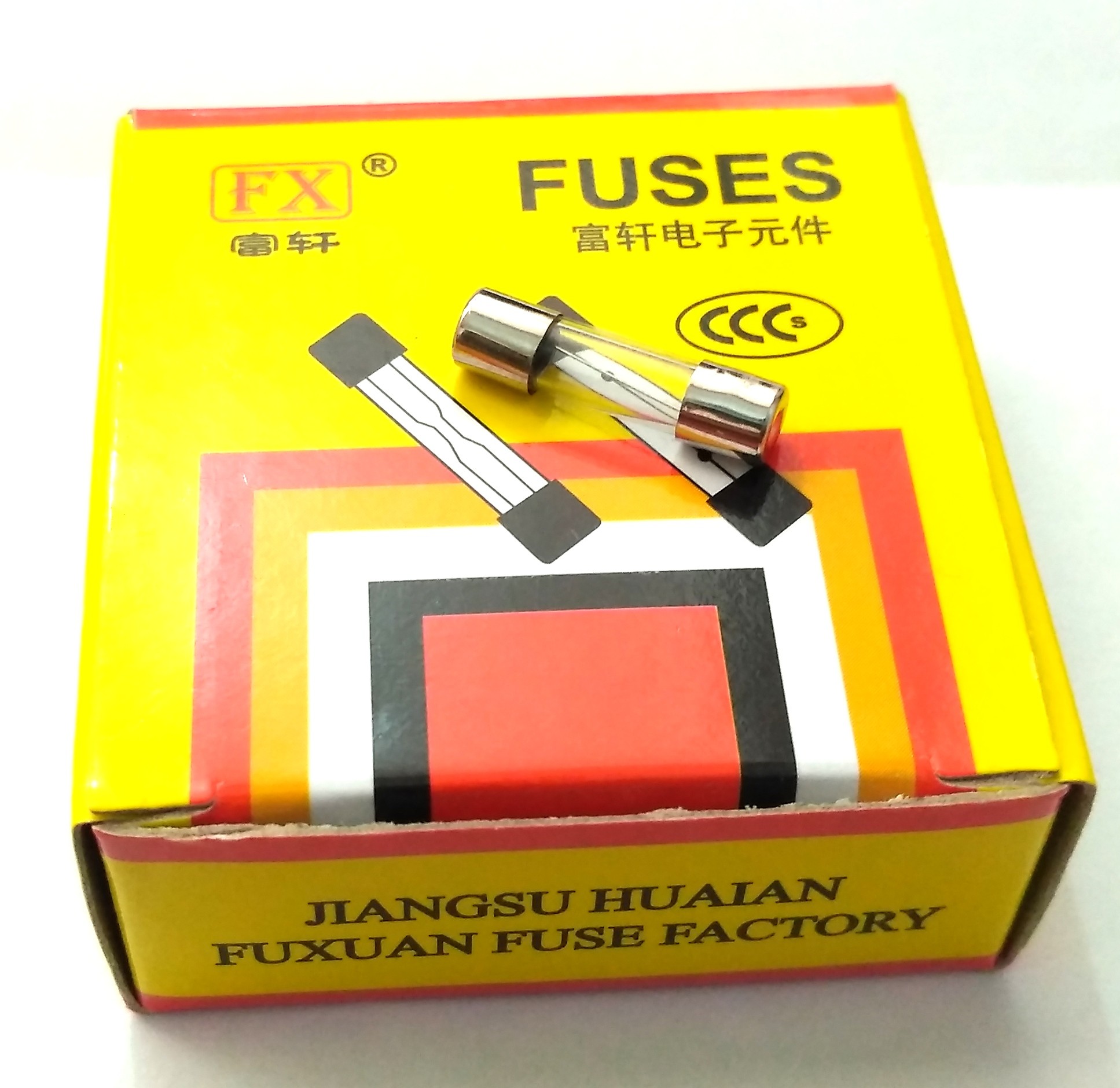 5x20mm Glass Tube Fuse 0.5A 250V