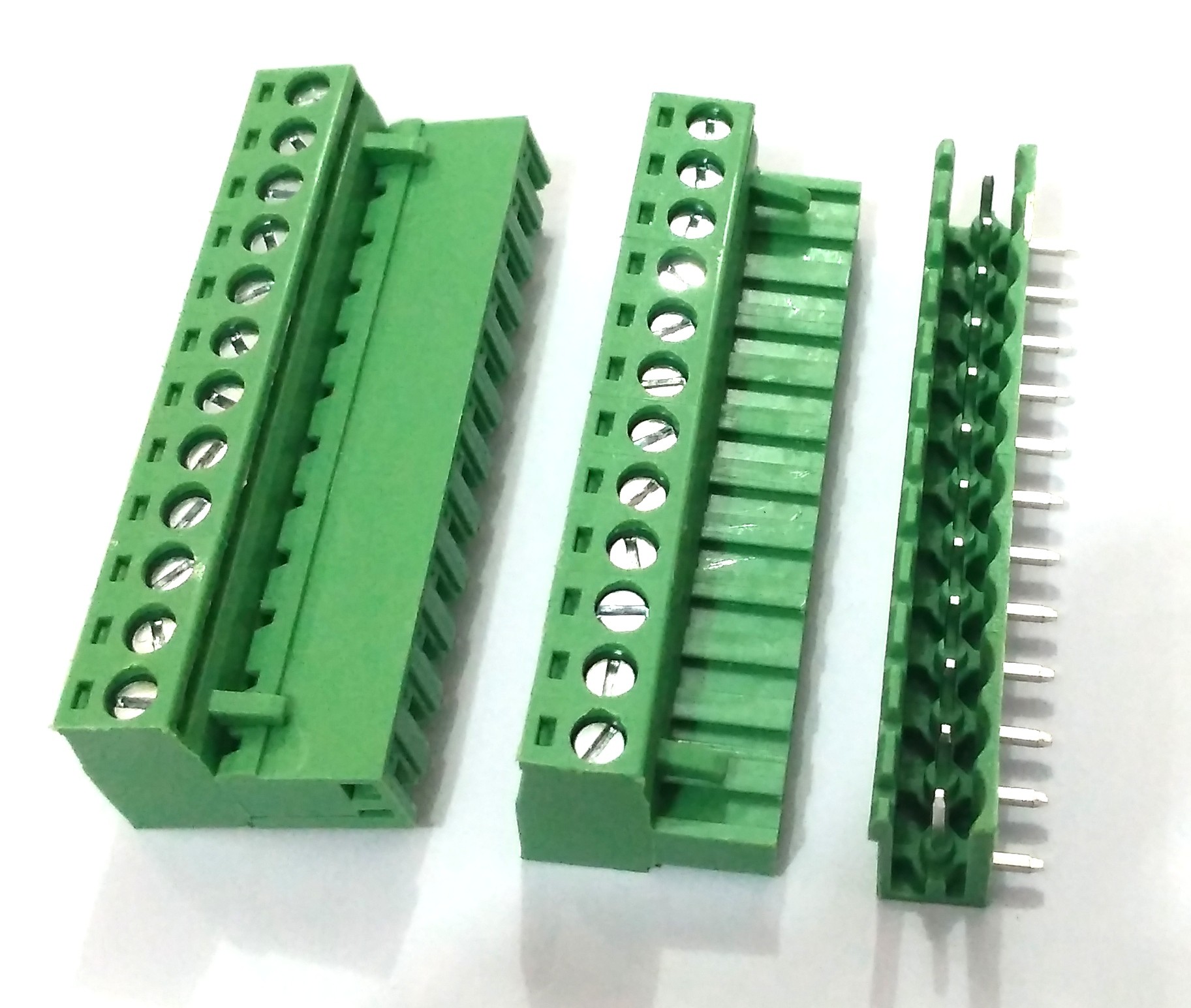 Terminal Block 5.08mm HT5.08-12P Right Angle + Socket