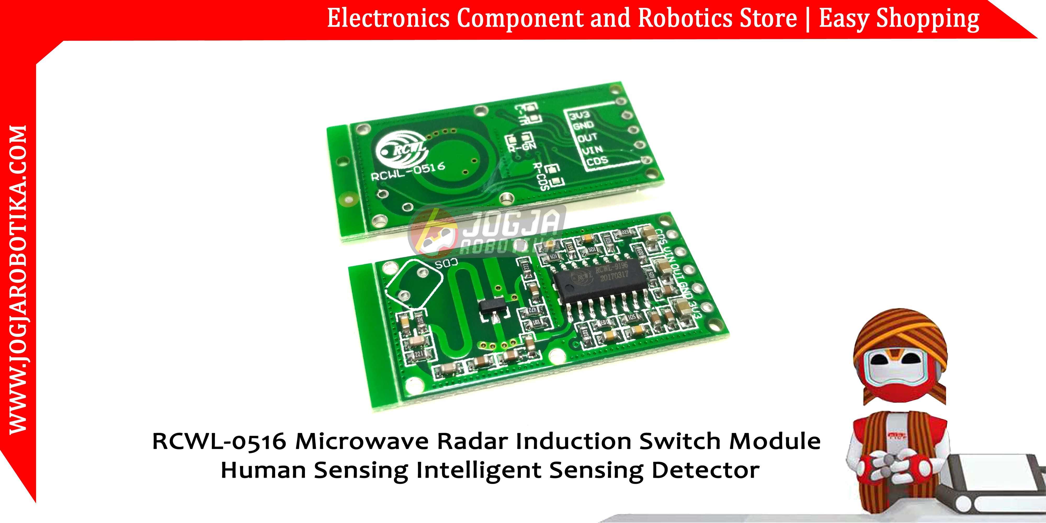 RCWL-0516 Microwave Radar Induction Switch Module