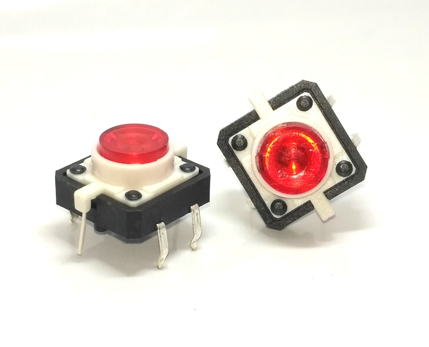 Micro Switch 12x12mm W/ Red Led