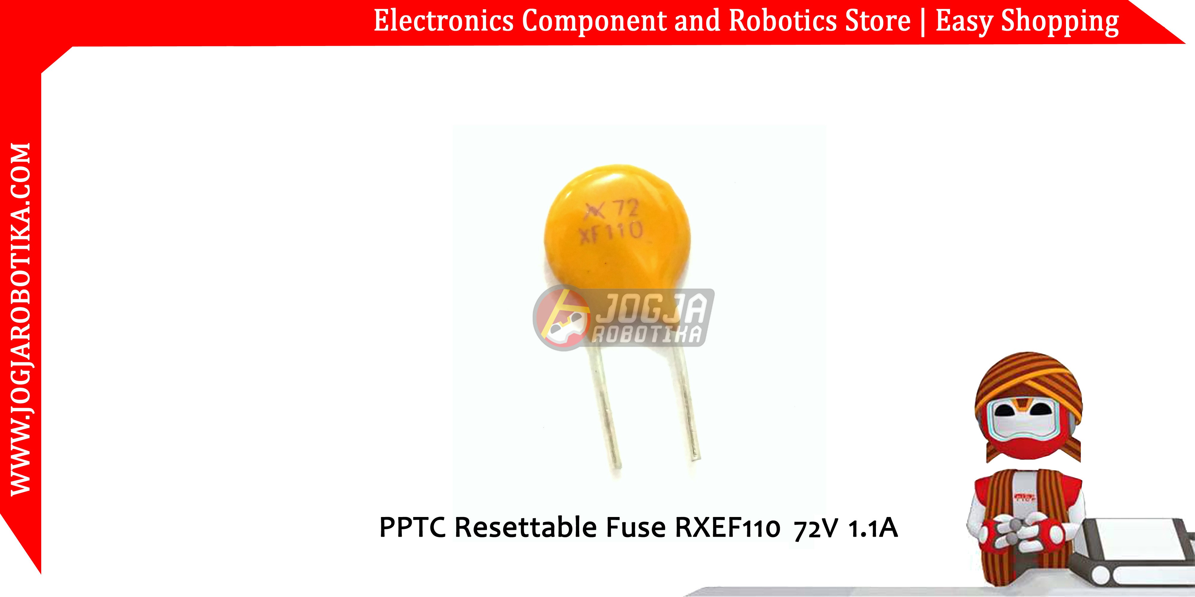 PPTC Resettable Fuse RXEF110 72V 1.1A