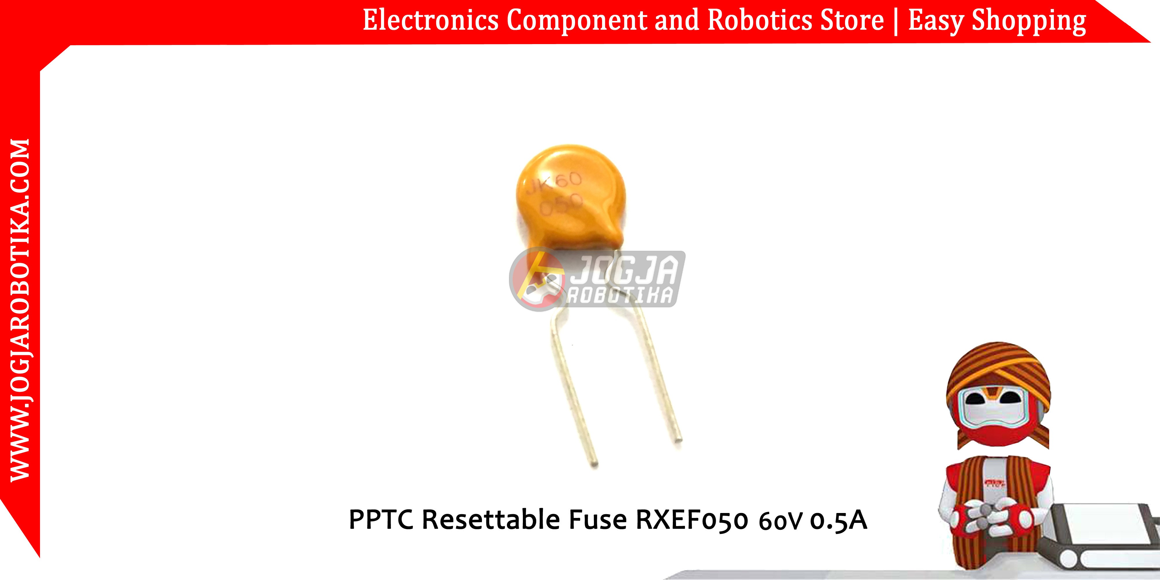 PPTC RESETTABLE FUSE RXEF050 X72 XF050 72V 0.5A