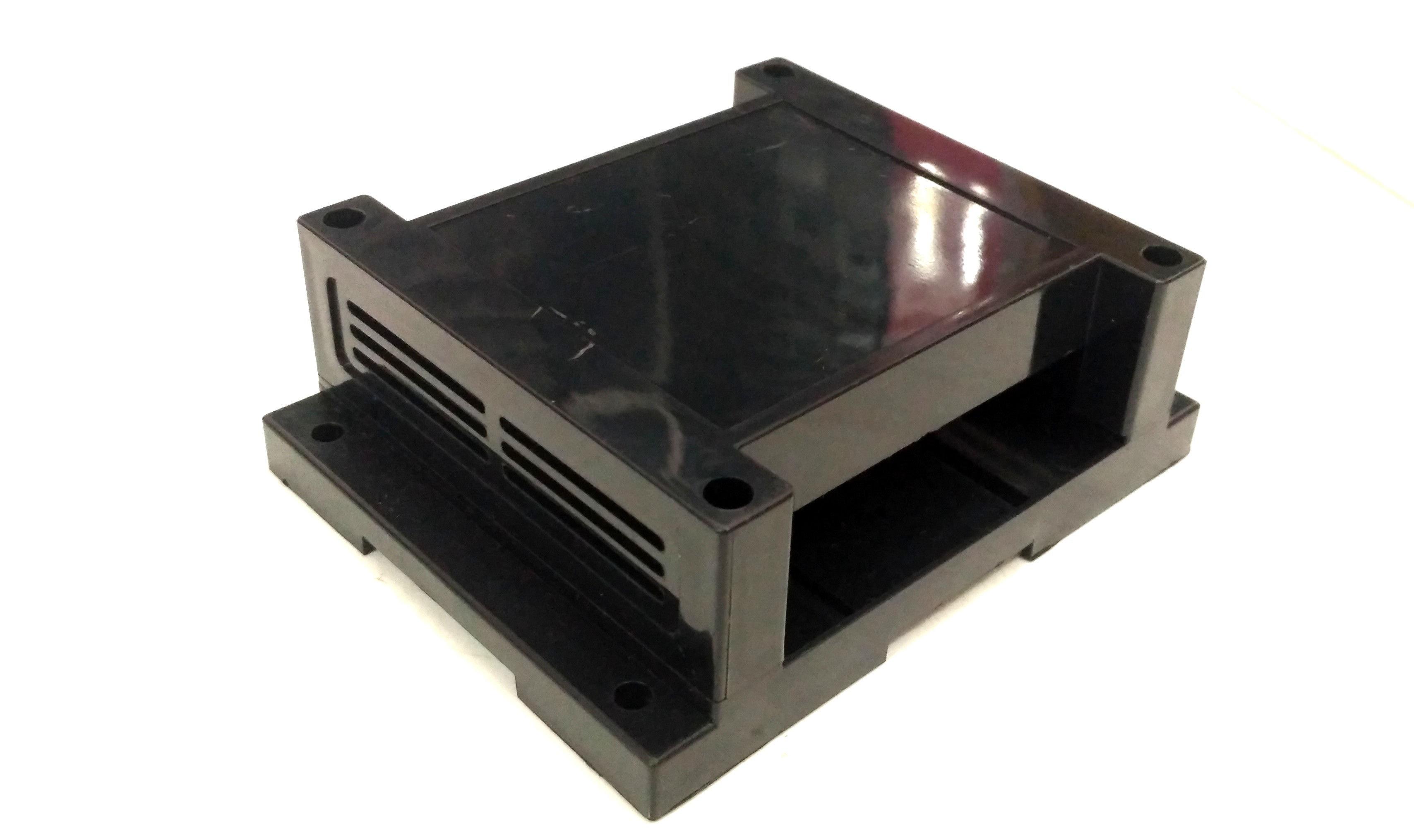 Plastic Industrial Box PLC 115x90x40mm - Hitam