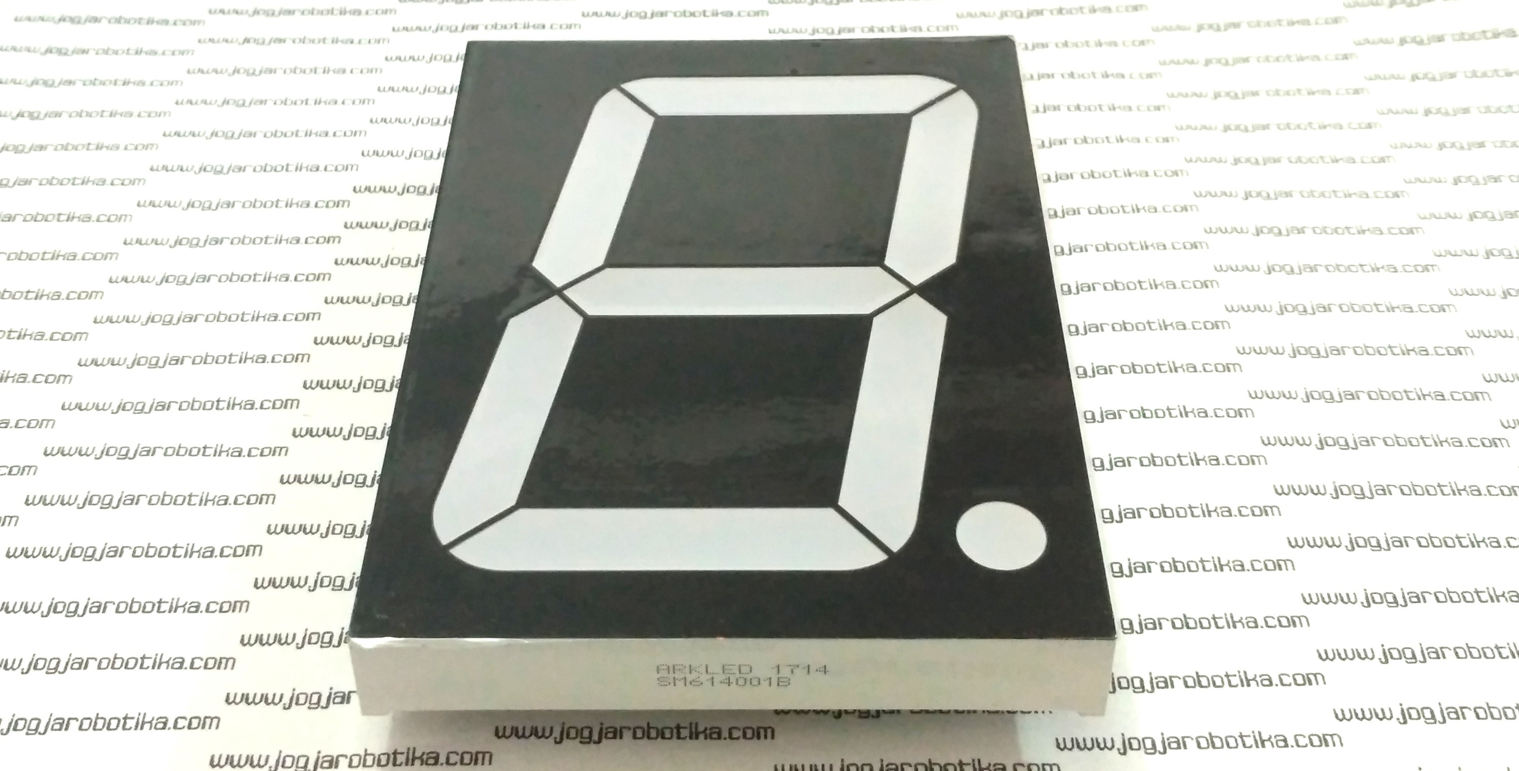 Seven Segment Common Anoda 4 Inch - Biru