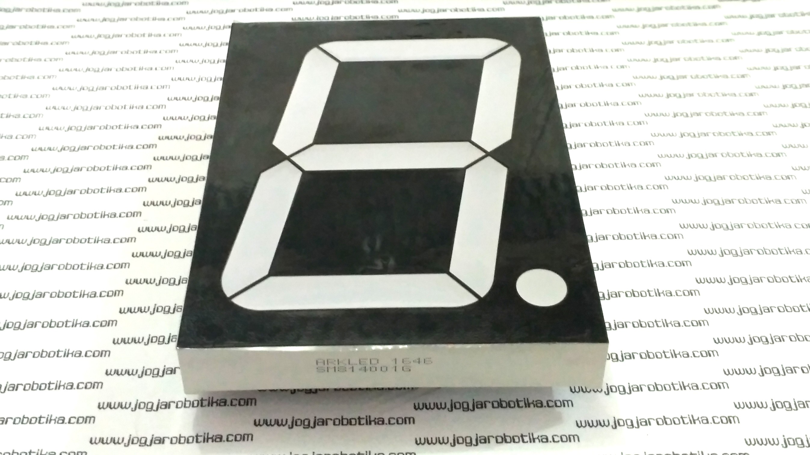 Seven Segment Common Anoda 4 Inch - Hijau (Pure Green)