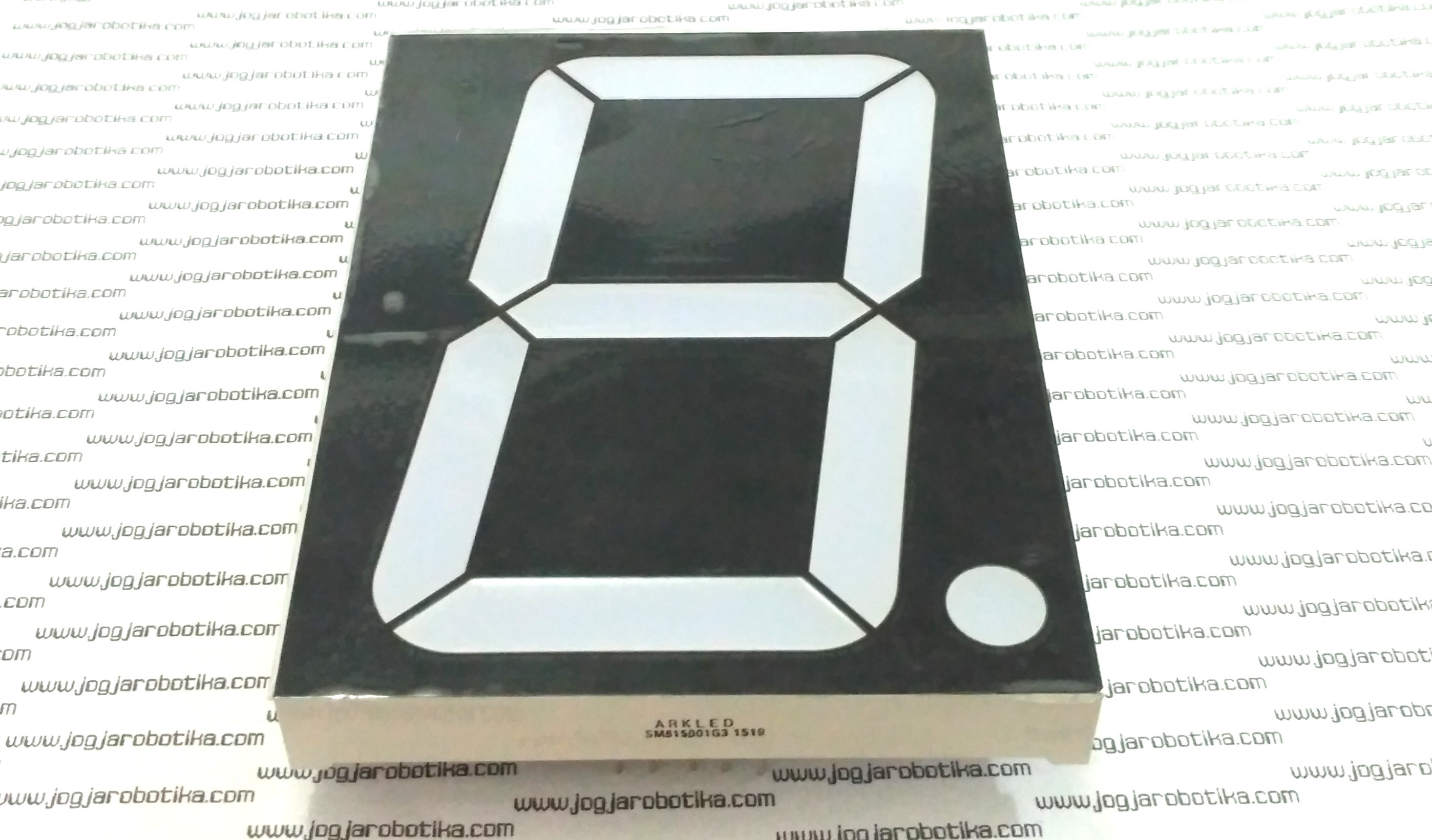 Seven Segment Common Anoda 5 Inch - Hijau (Pure Green)