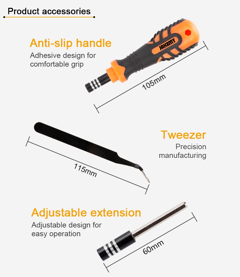 JAKEMY 34 in 1 Precision Screwdriver Set JM-8159