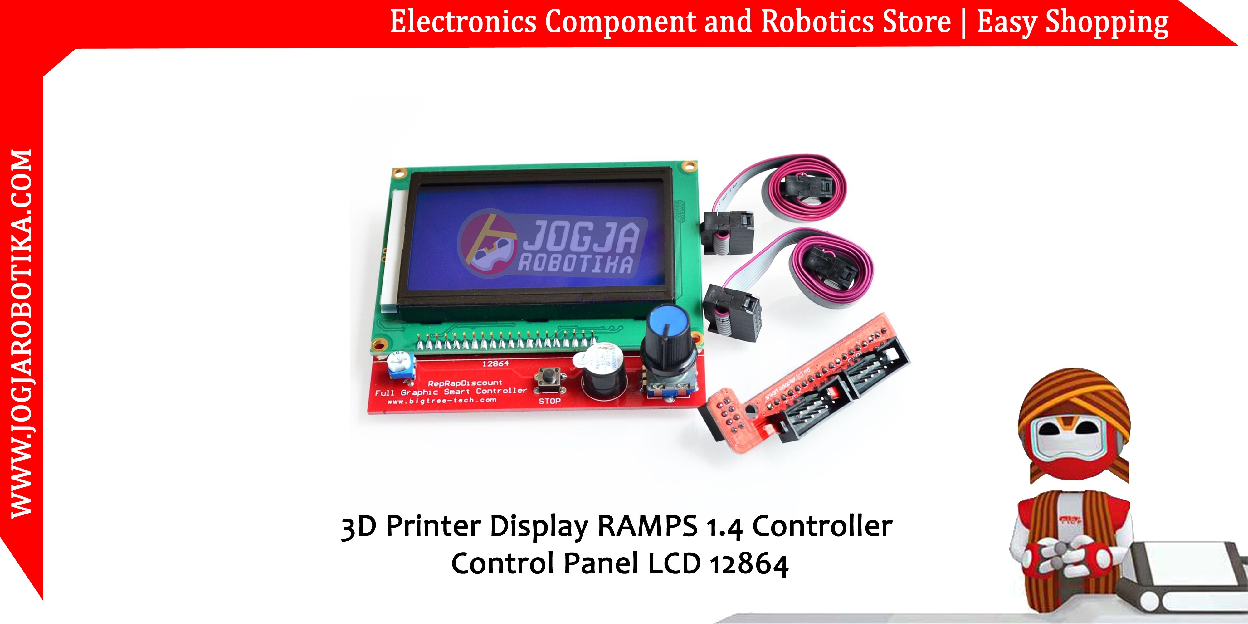 3D Printer Display RAMPS 1.4 Controller Control Panel LCD 12864