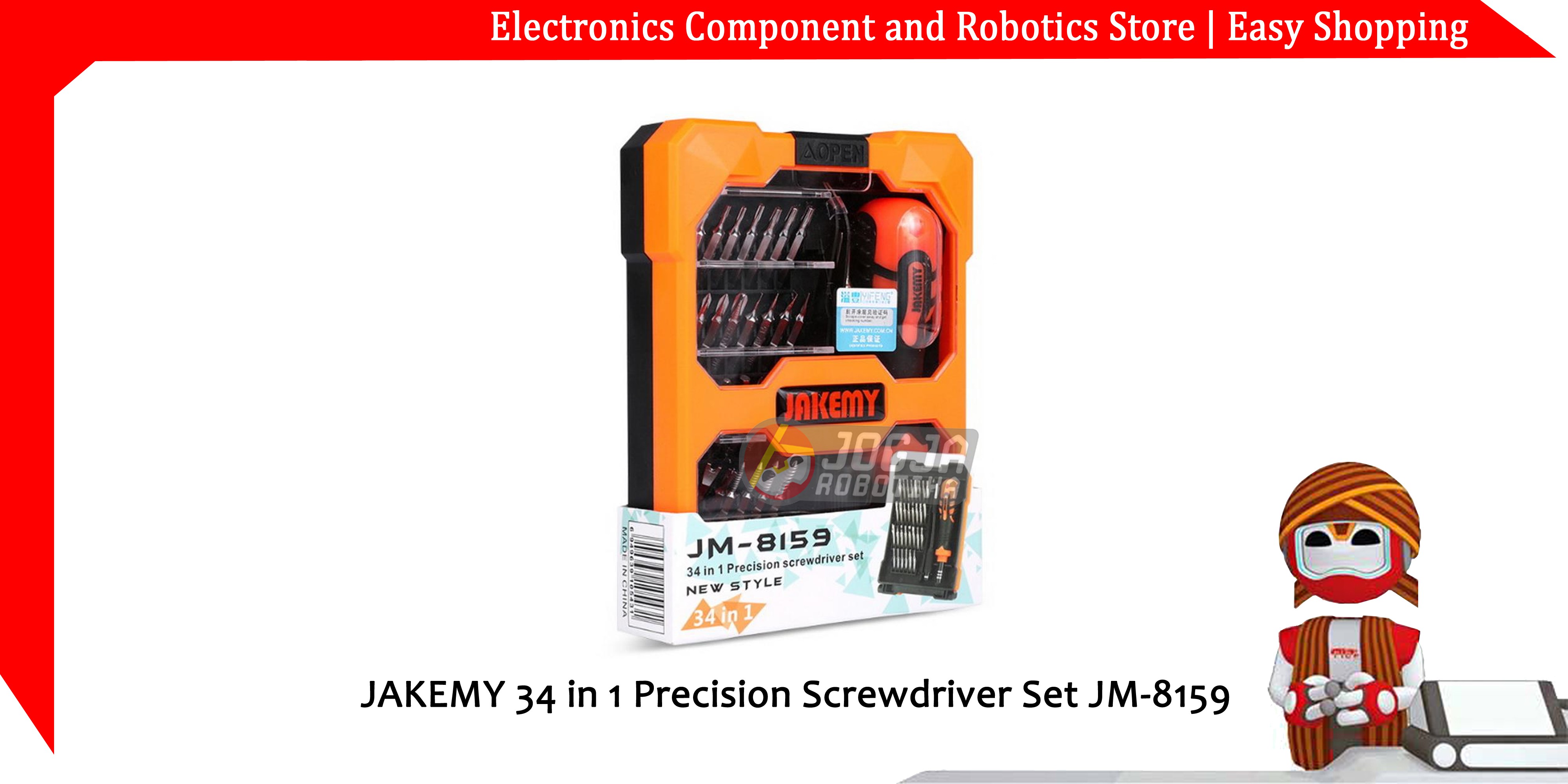 JAKEMY 34 in 1 Precision Screwdriver Set JM-8159
