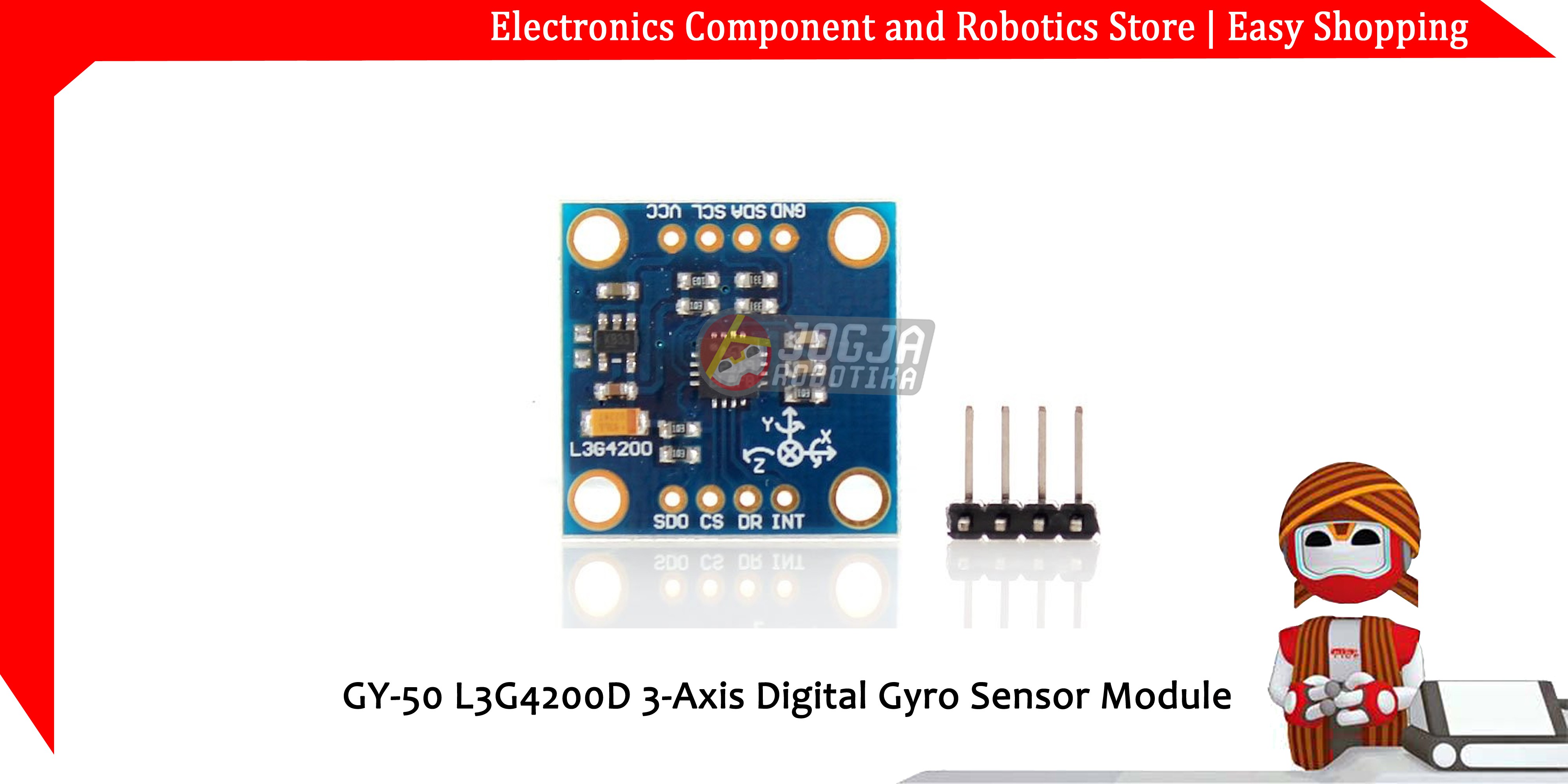 GY-50 L3G4200D 3-Axis Digital Gyro Sensor Module
