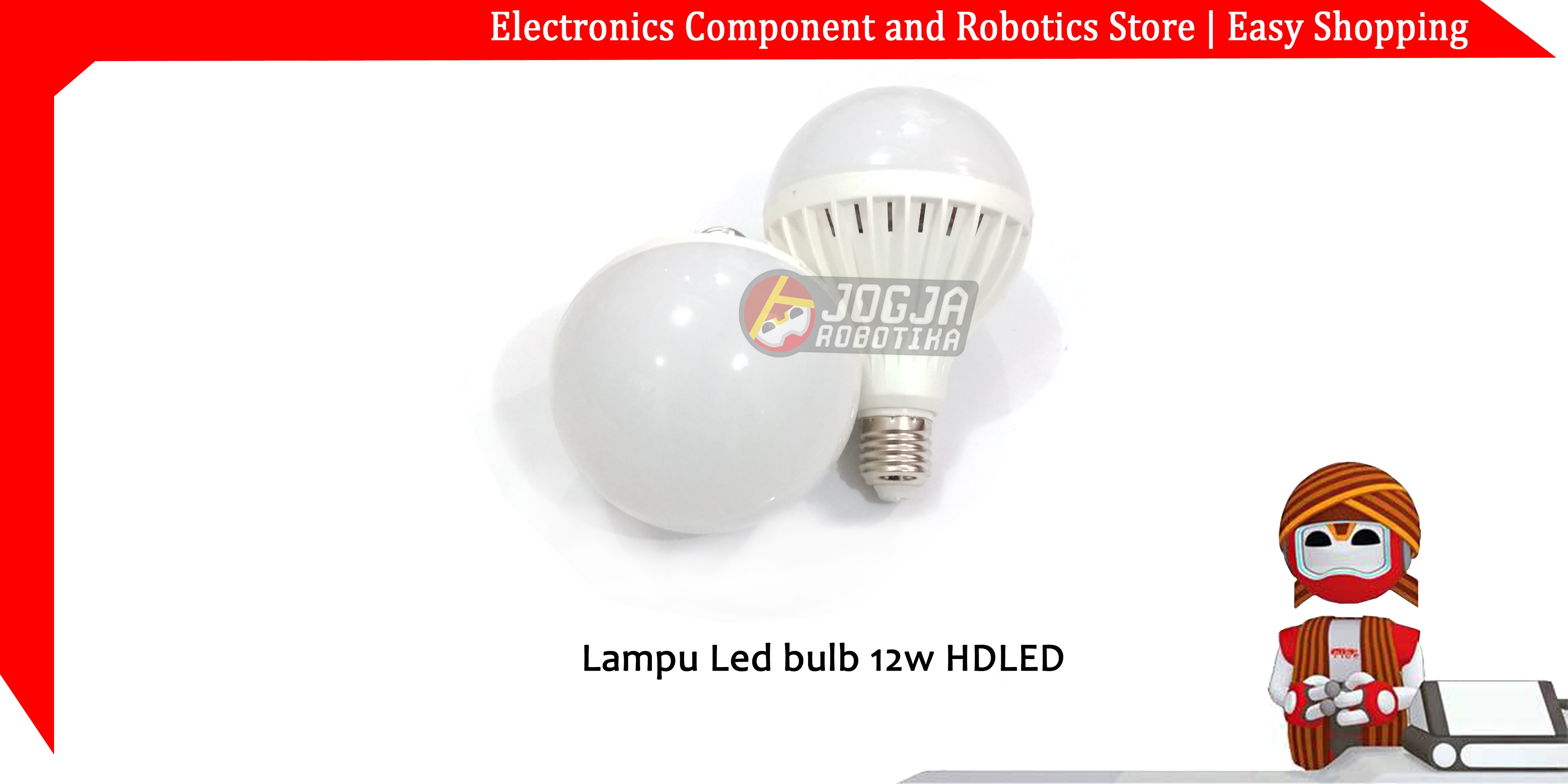 Lampu Led bulb 12w HDLED