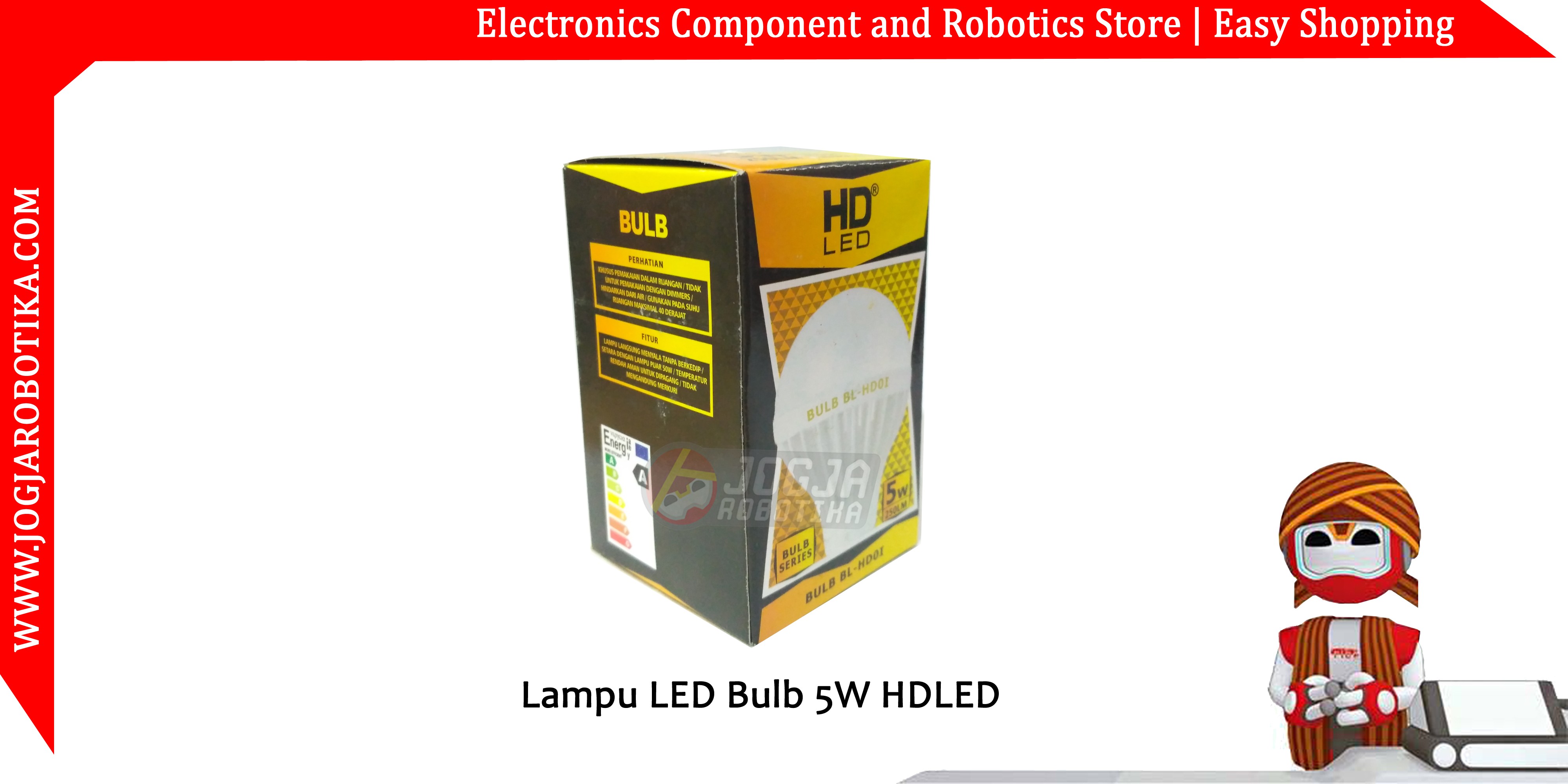 Lampu LED Bulb 5W HDLED