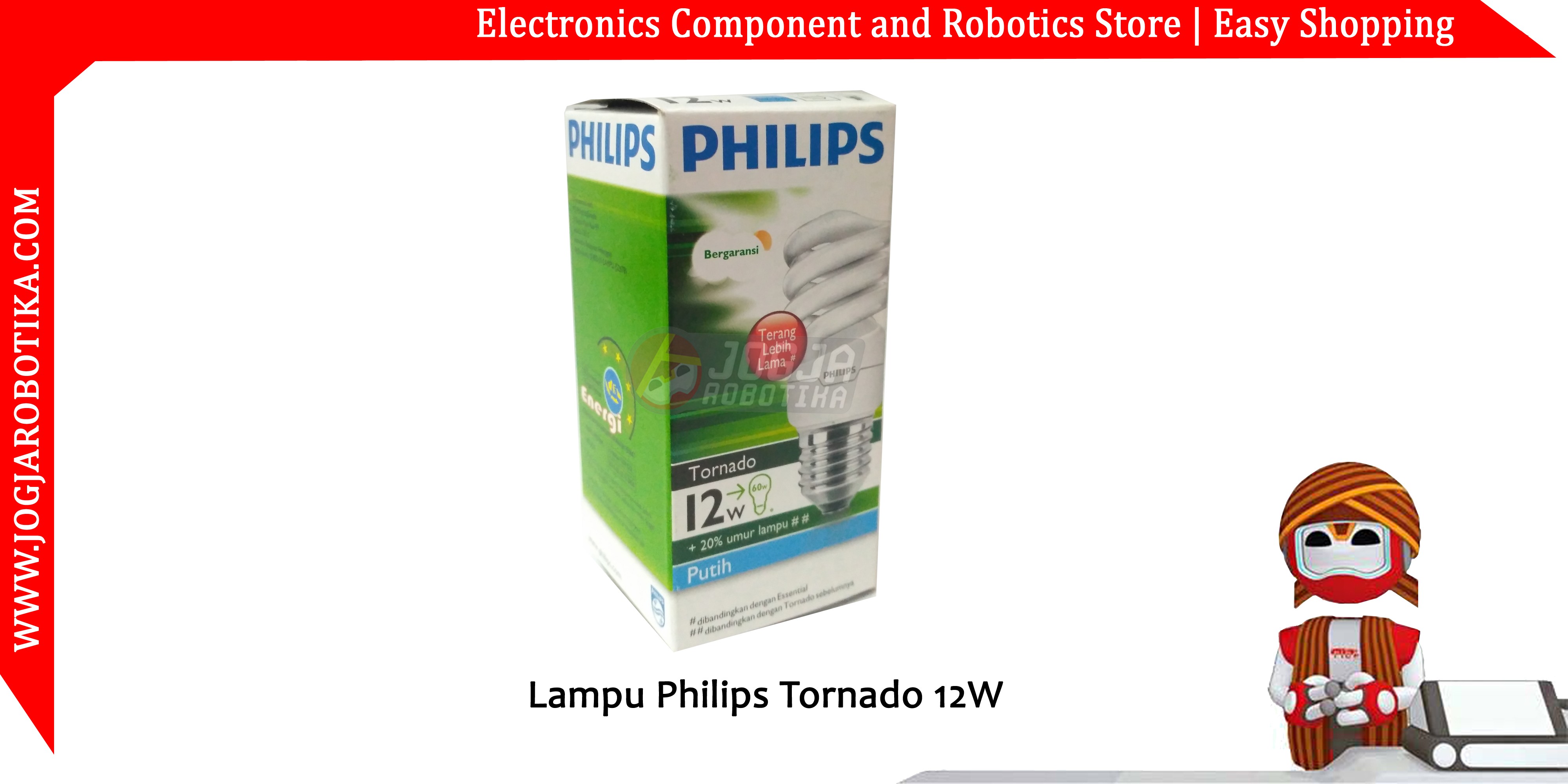 Lampu Philips Tornado 12W