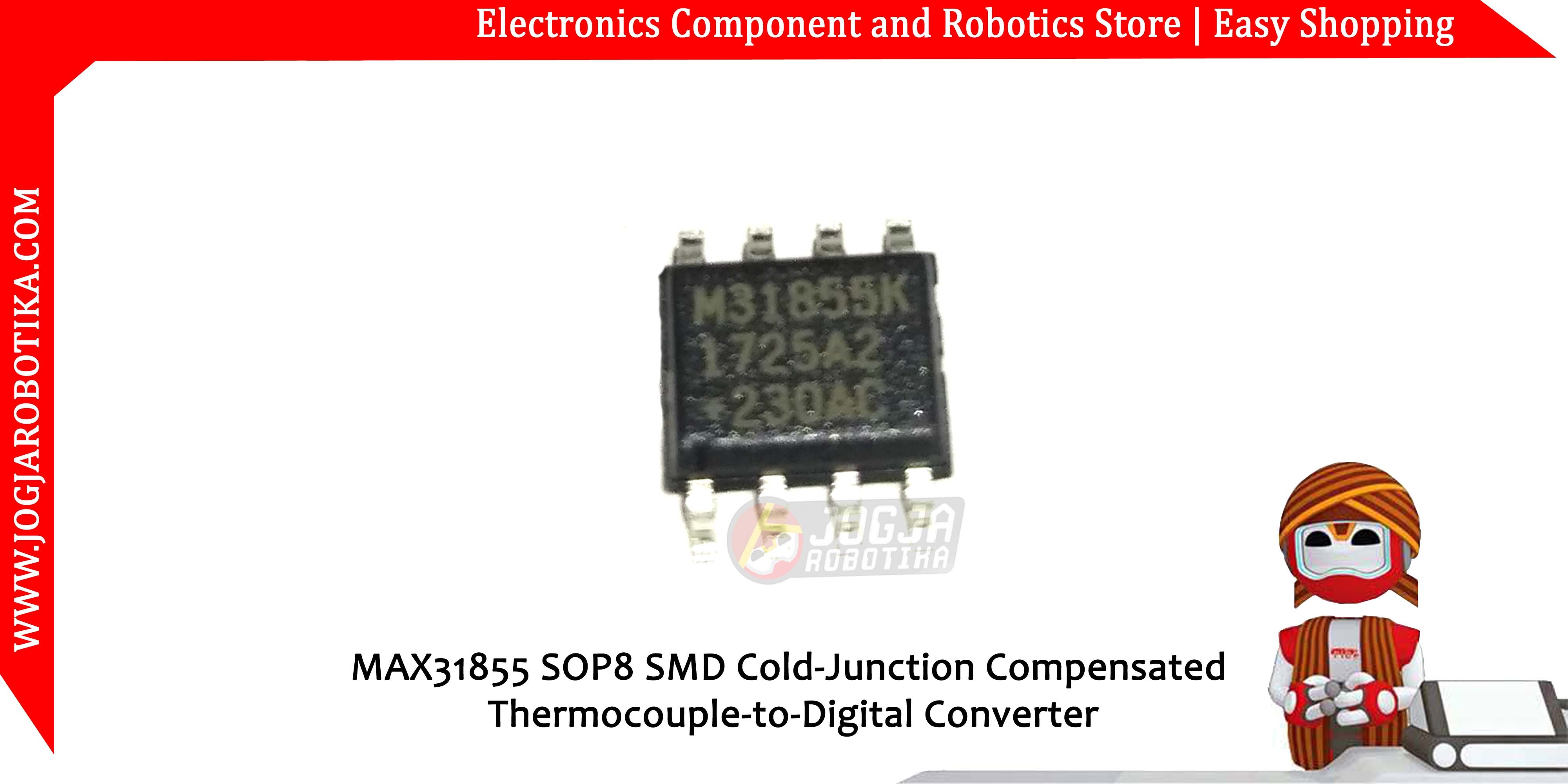 MAX31855 SOP8 SMD Cold-Junction Compensated Thermocouple-to-Digital Converter