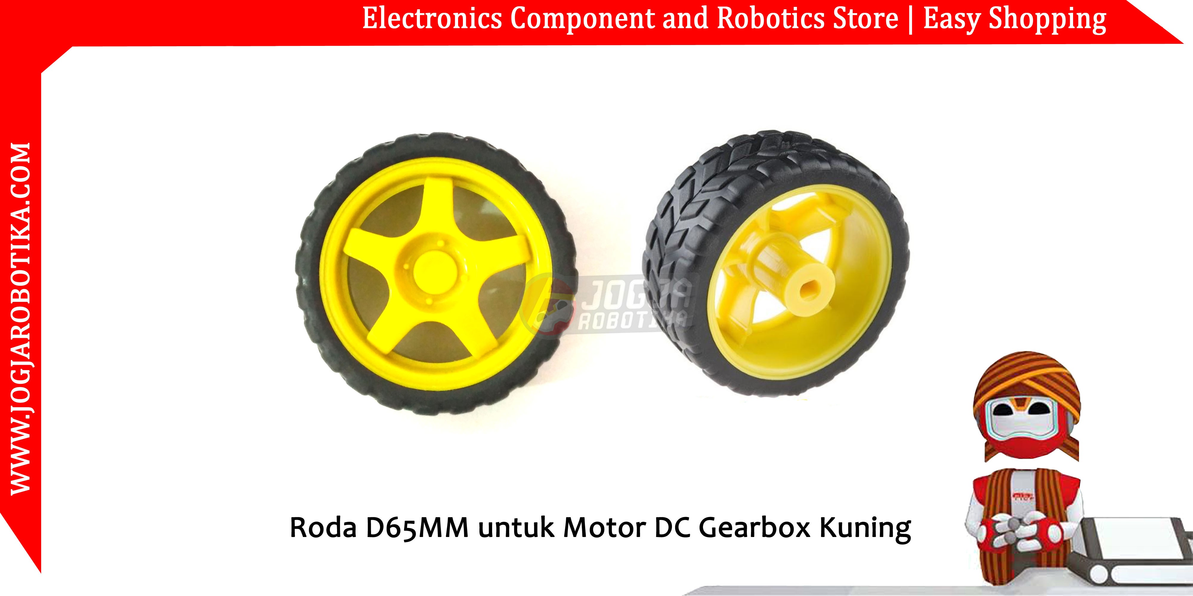 Roda kuning D65mm