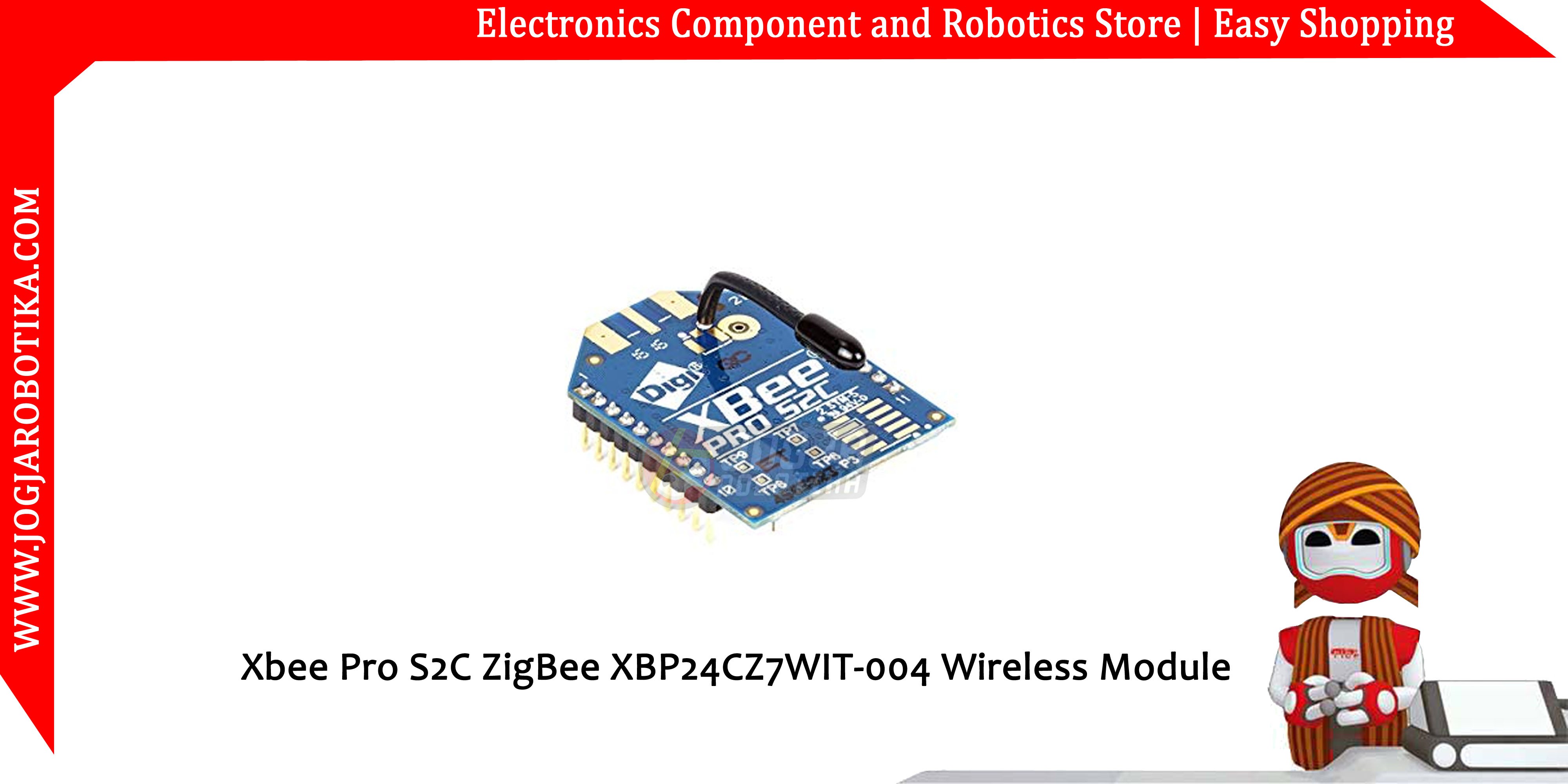 XBee Pro S2C 63mW Wire Antenna Wireless Module