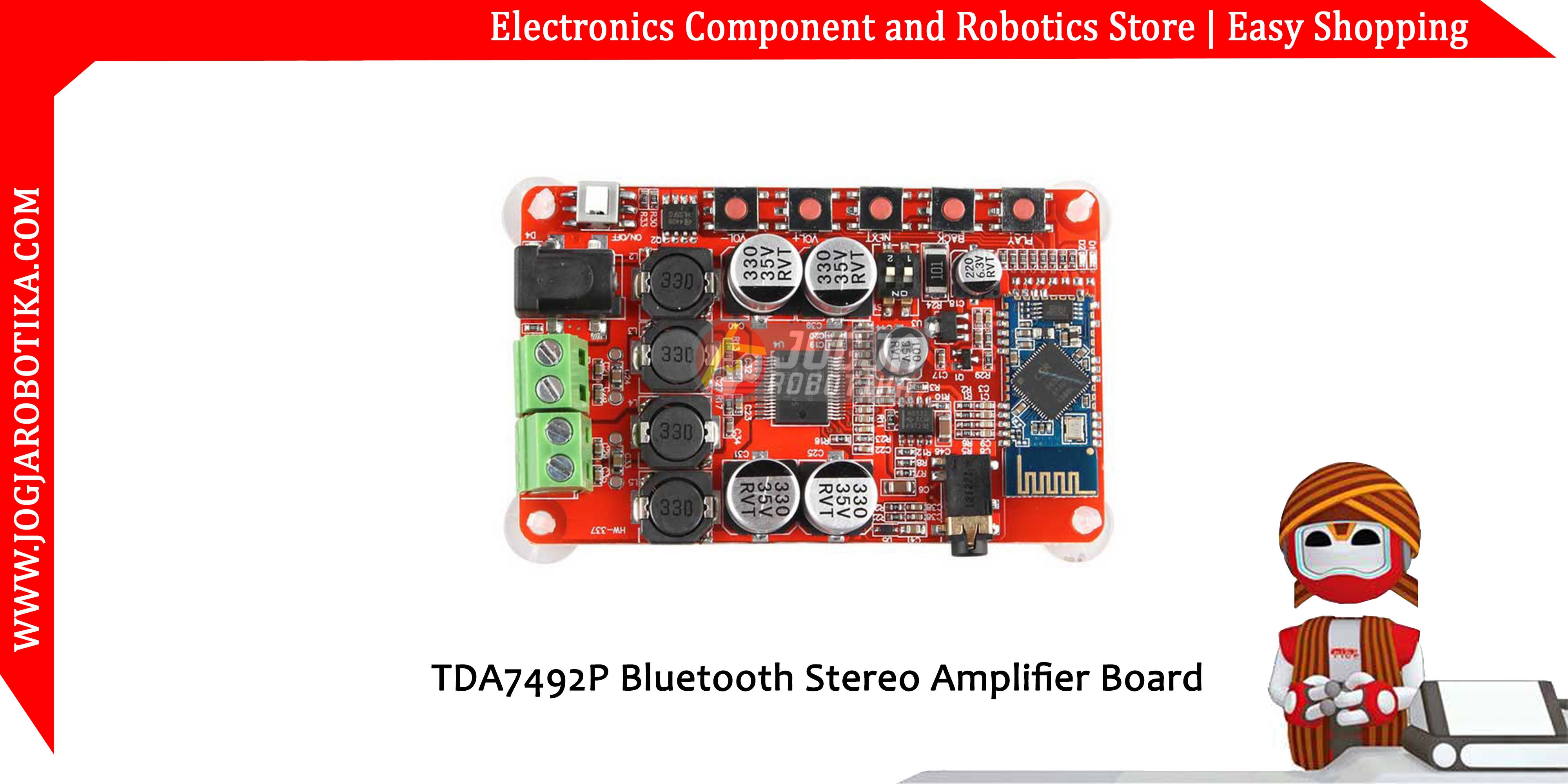 TDA7492 TDA7492P Bluetooth Stereo Amplifier Board