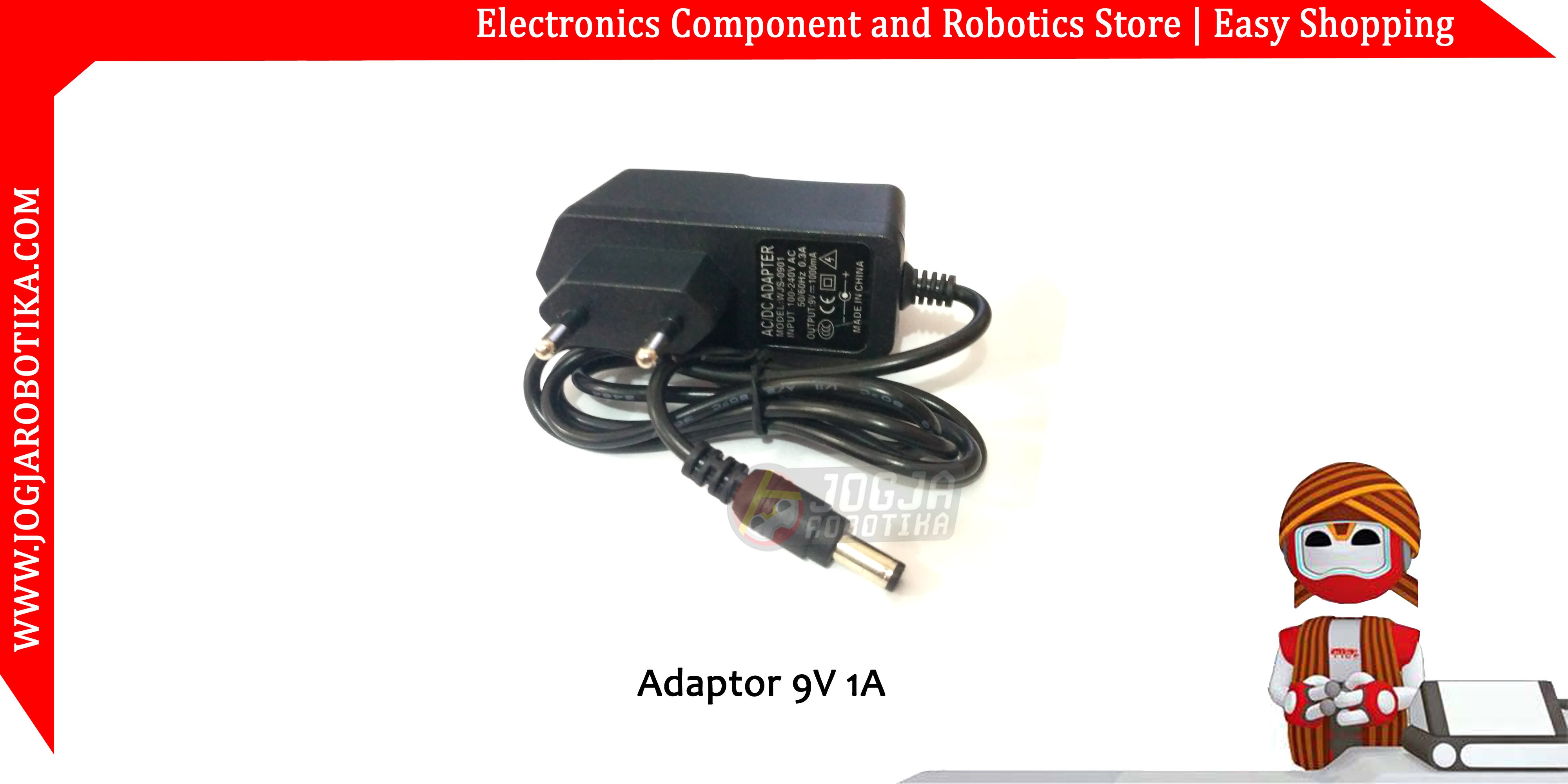 Adaptor 9V 1A
