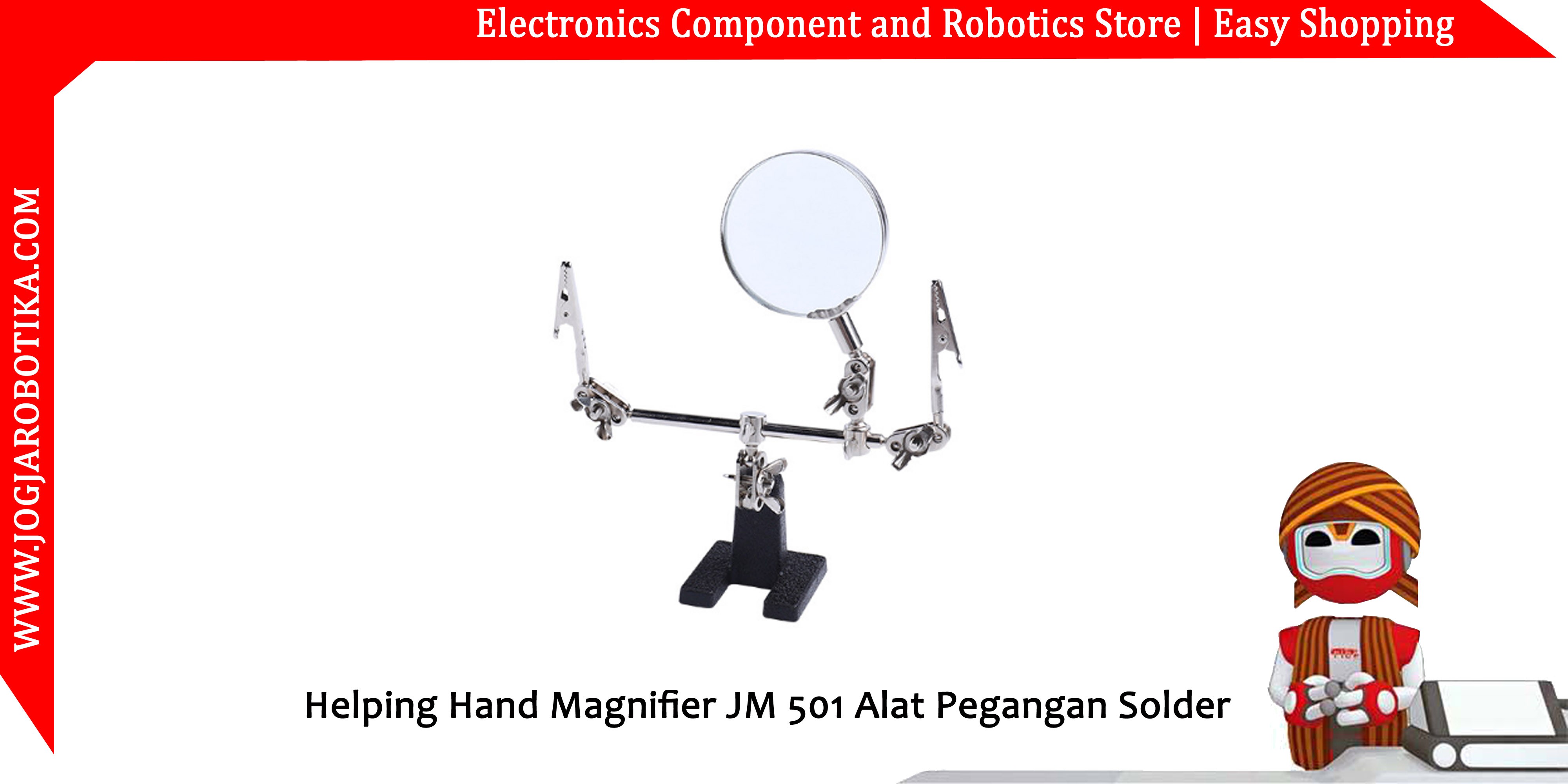 Helping Hand Magnifier JM-501 Stand Solder