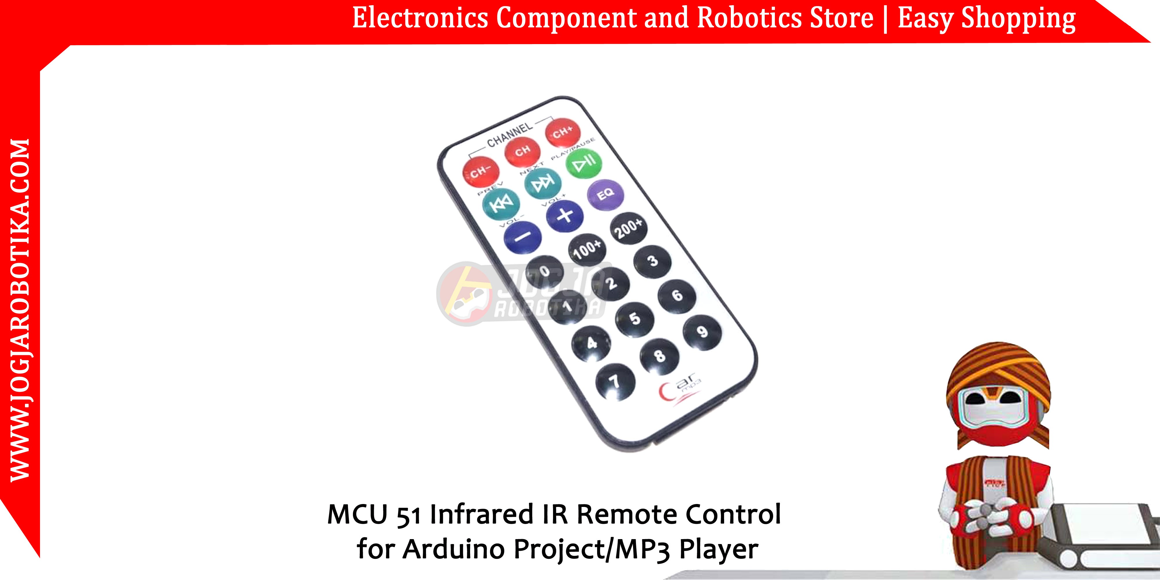 MCU 51 21 Key  Infrared IR Remote Control for Arduino Project/MP3 Player