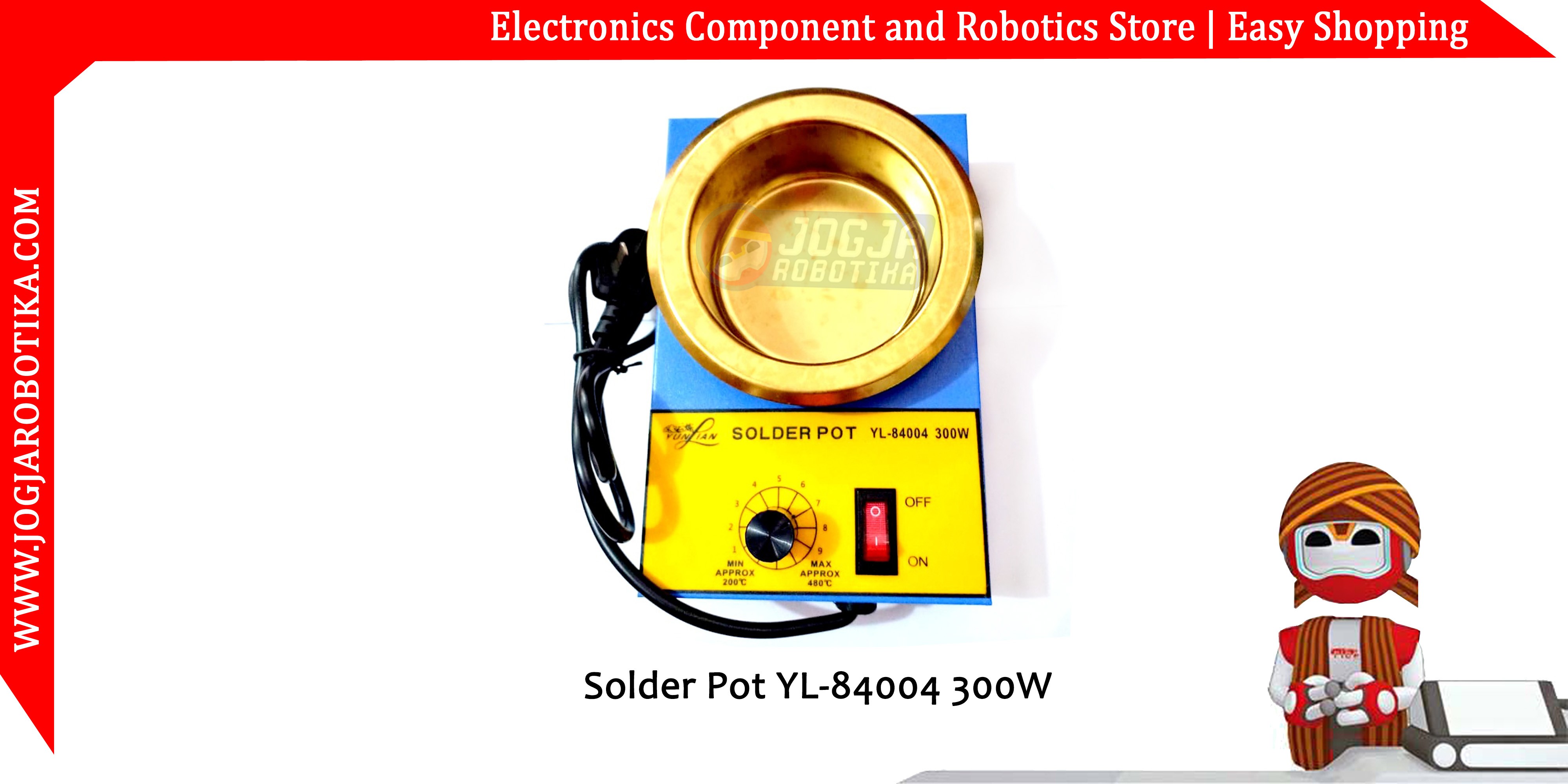 Solder Pot YL-84004 300W 100mm 10Cm