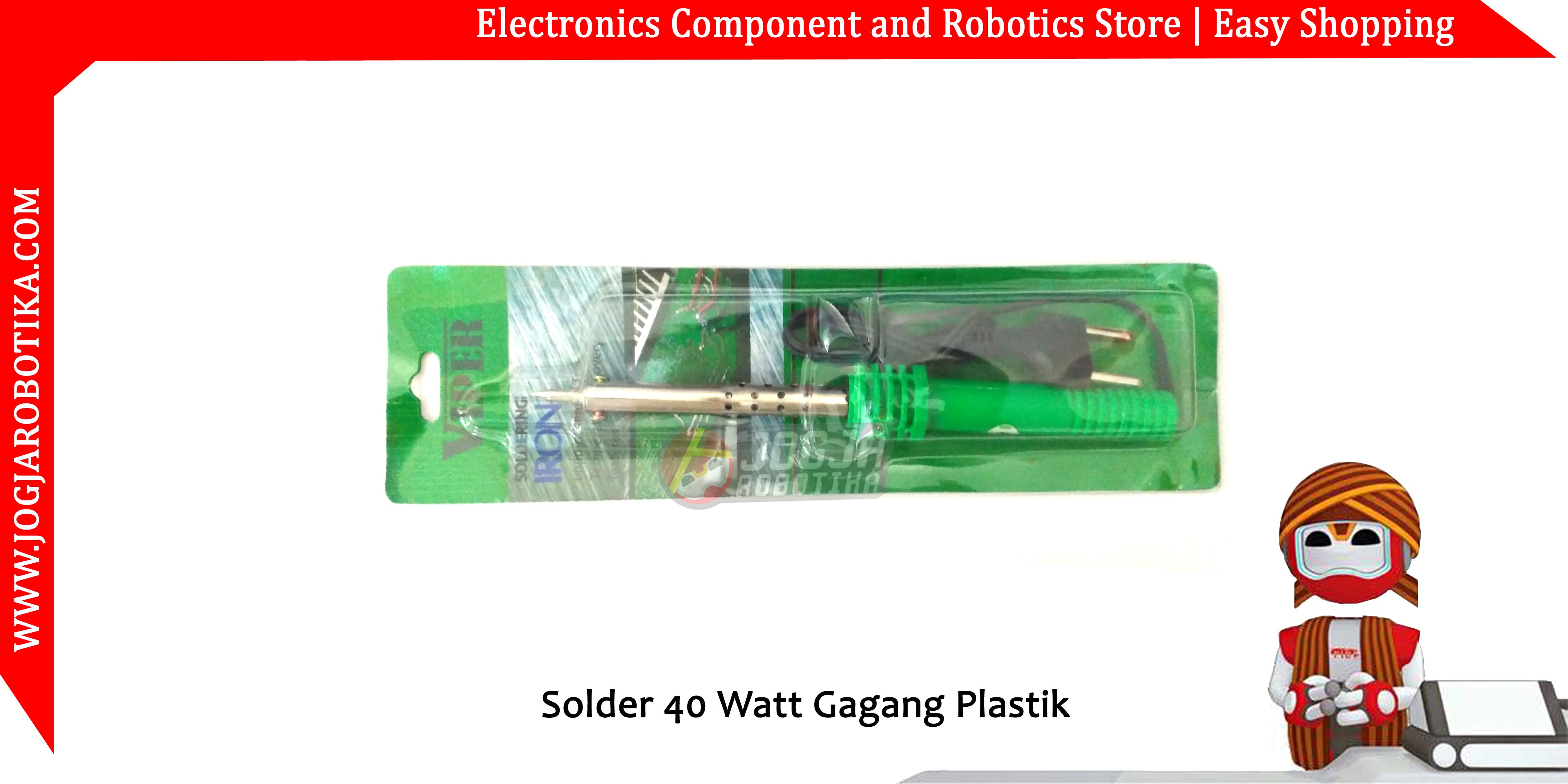 Solder 40 Watt Gagang Plastik