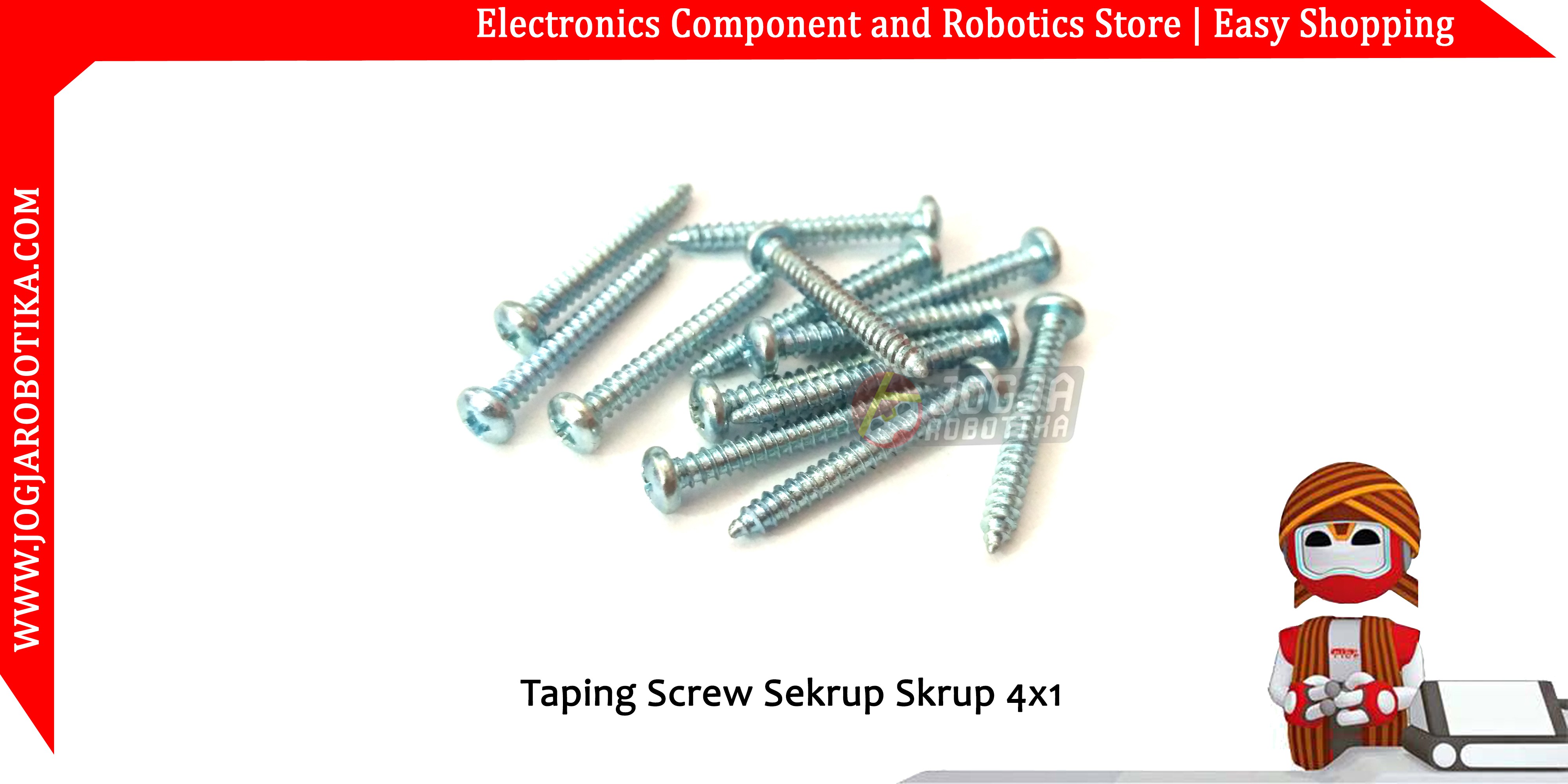 Taping Screw Sekrup Skrup 4x1