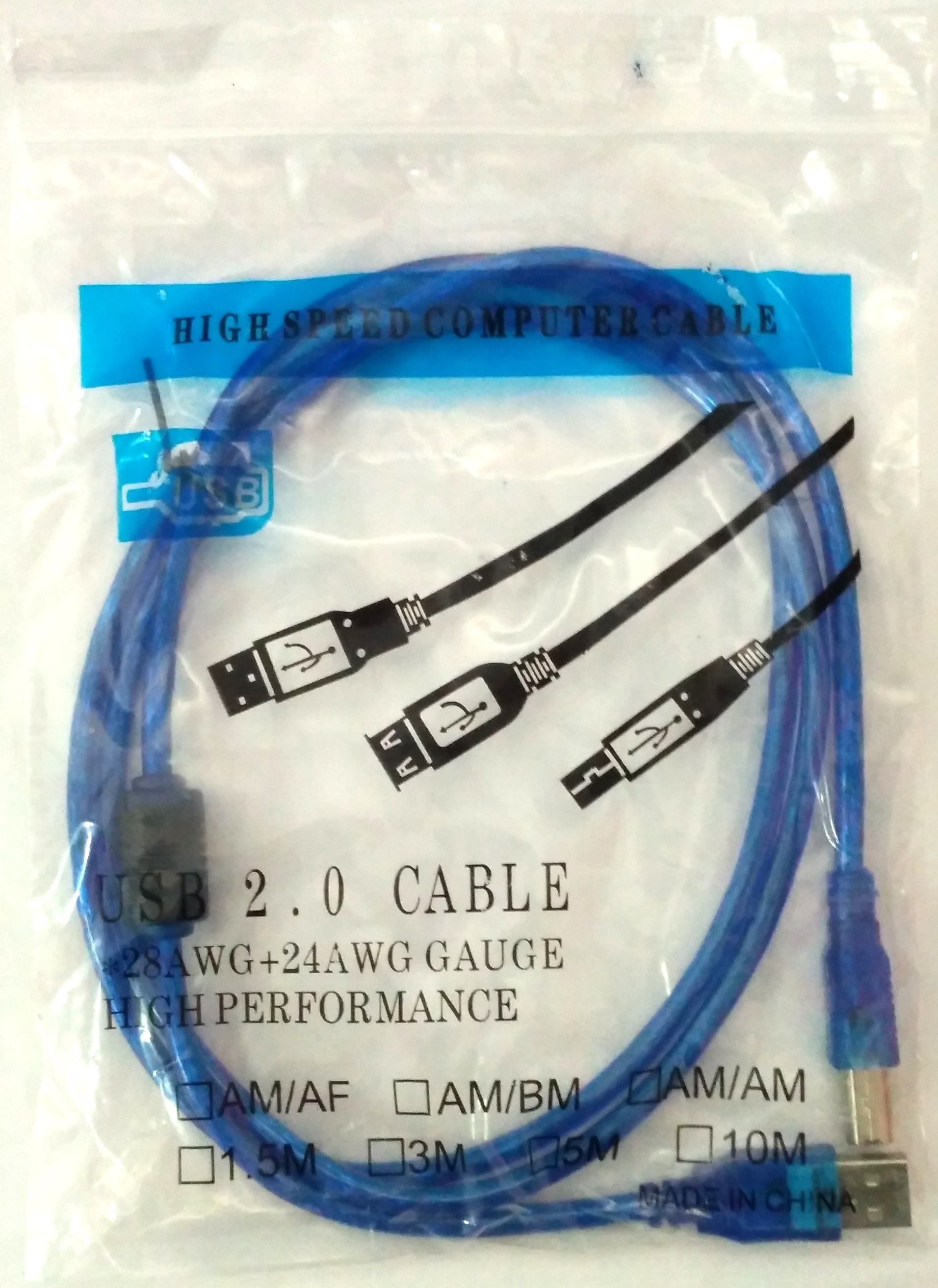 Kabel USB Printer 2.0 1.5M