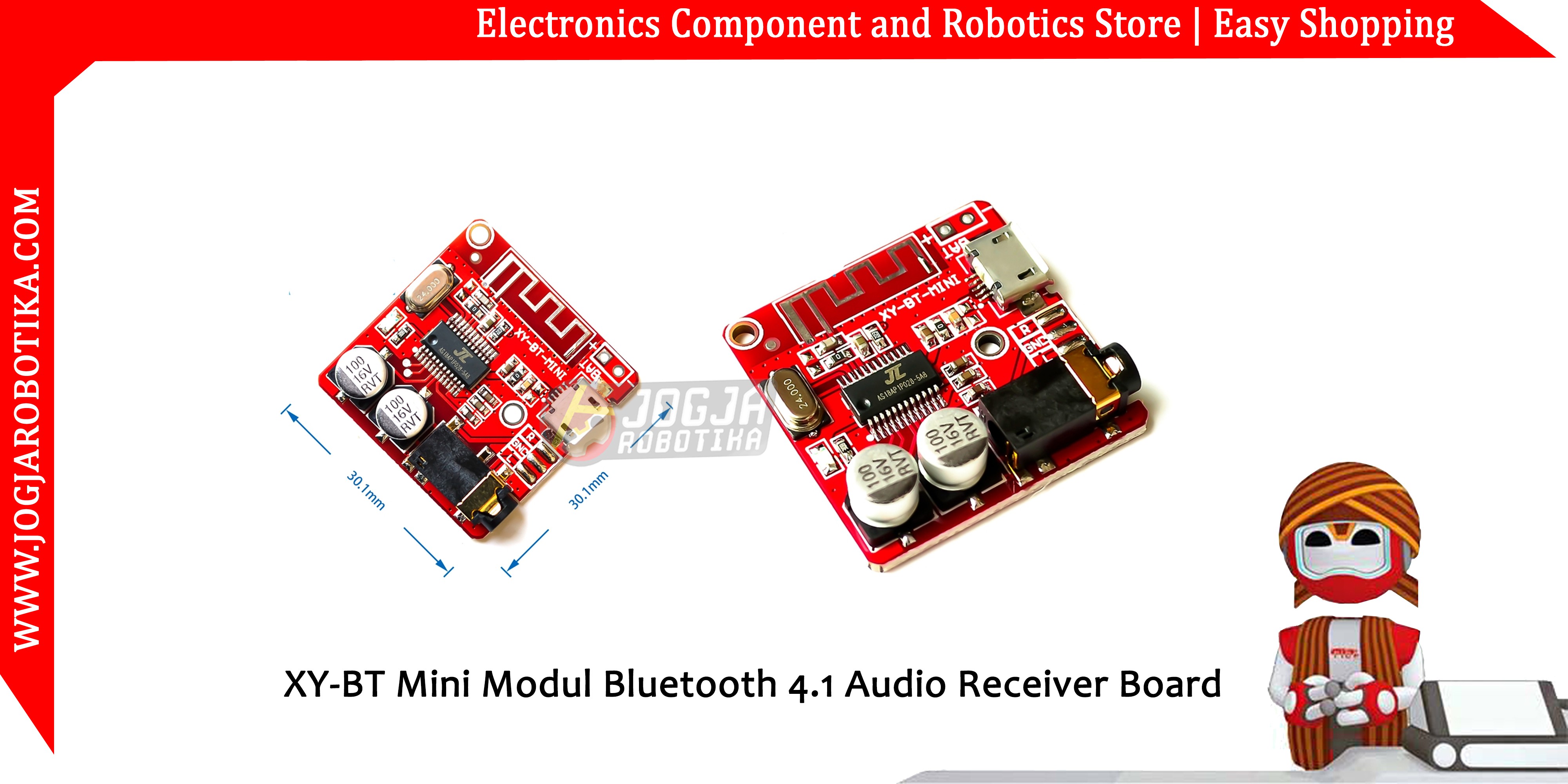 XY-BT Mini Modul Bluetooth 4.1 Audio Receiver Board