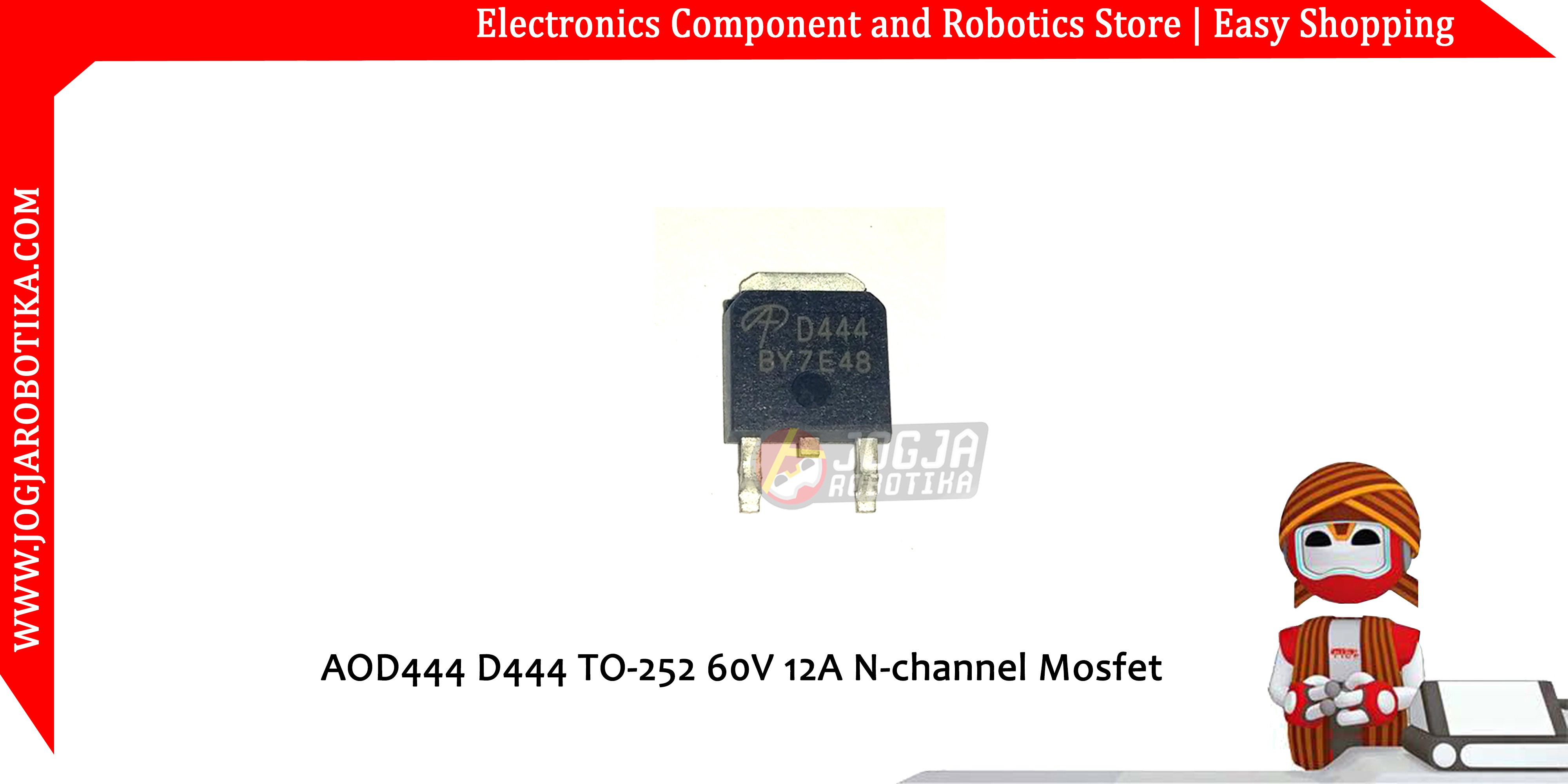 AOD444 D444 TO-252 60V 12A N-channel Mosfet