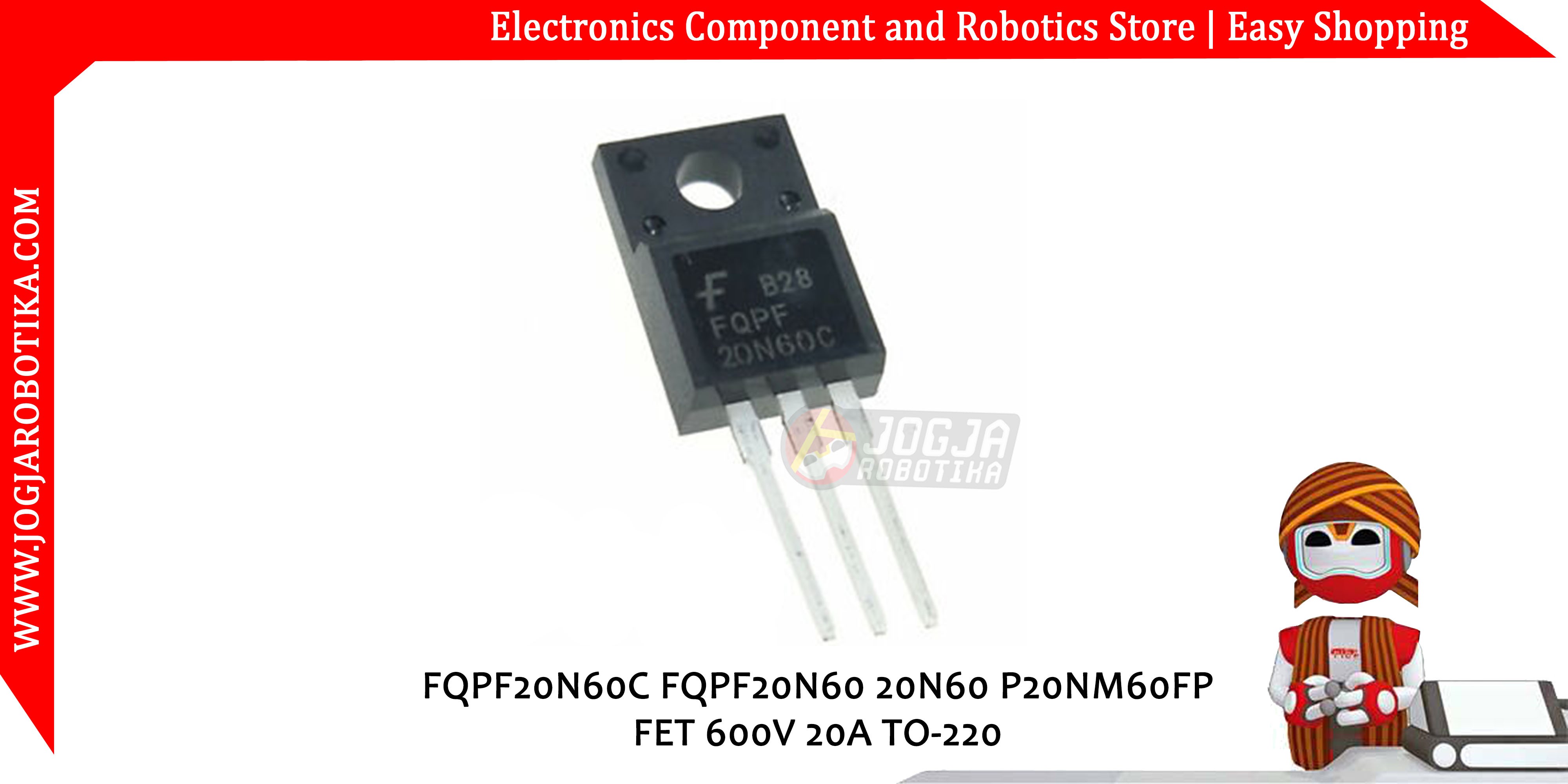 FQPF20N60C FQPF20N60 20N60 P20NM60FP FET 600V 20A TO-220