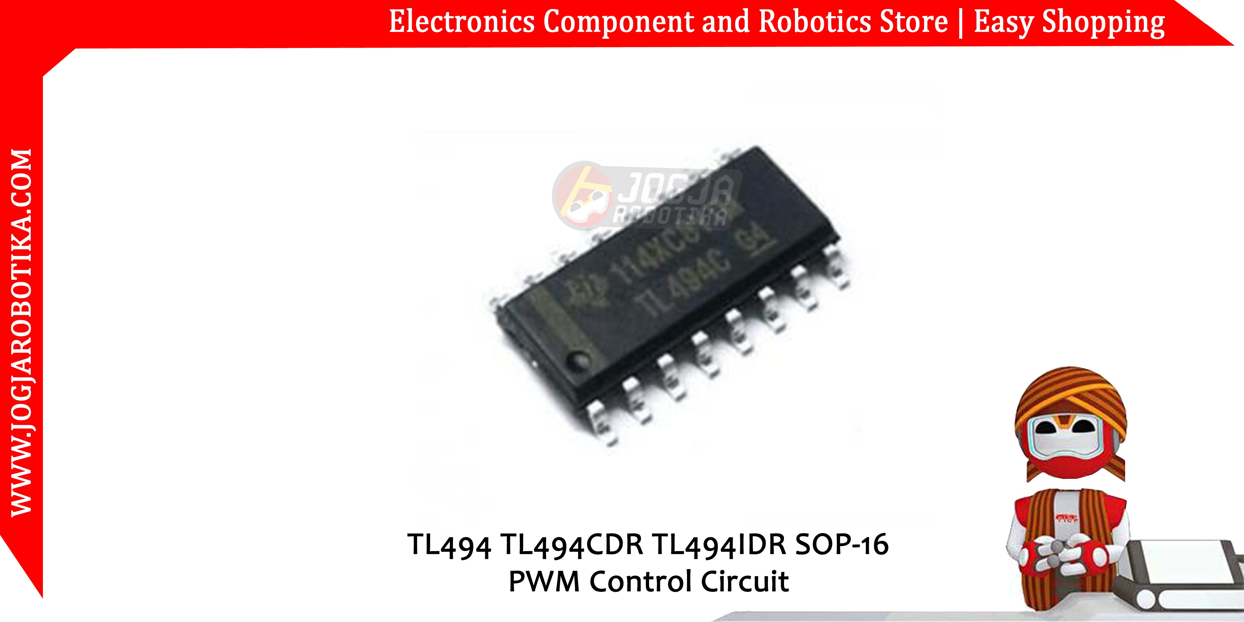 TL494 TL494CDR TL494IDR SOP-16 PWM Control Circuit