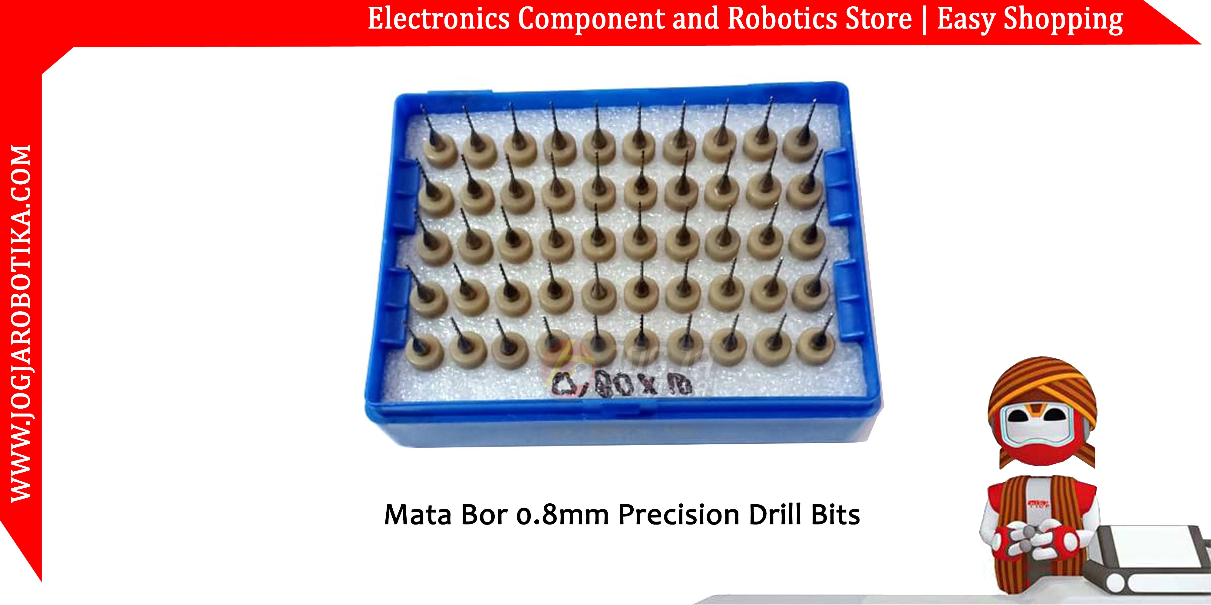 Mata Bor 0.8mm Precision Drill Bits