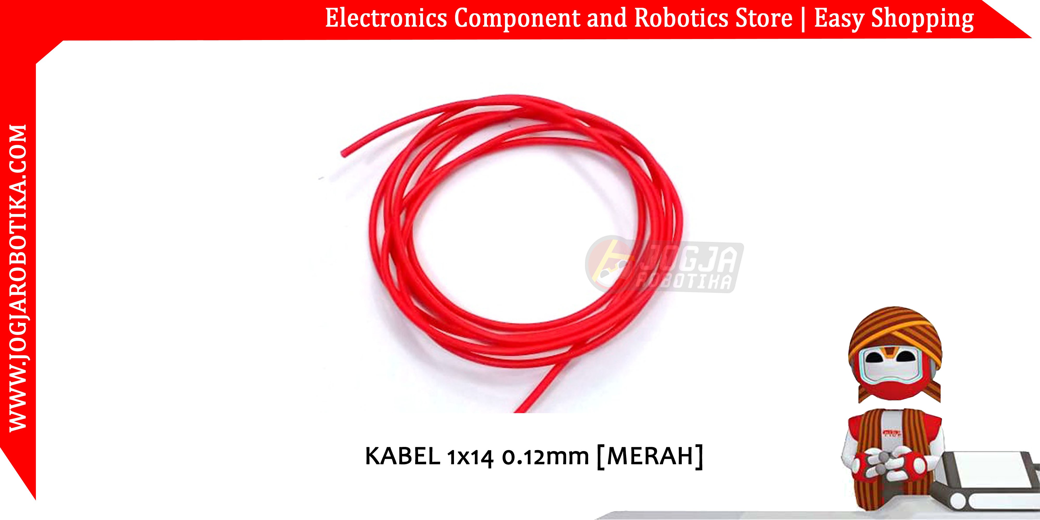 KABEL 1x14 0.12mm [MERAH]