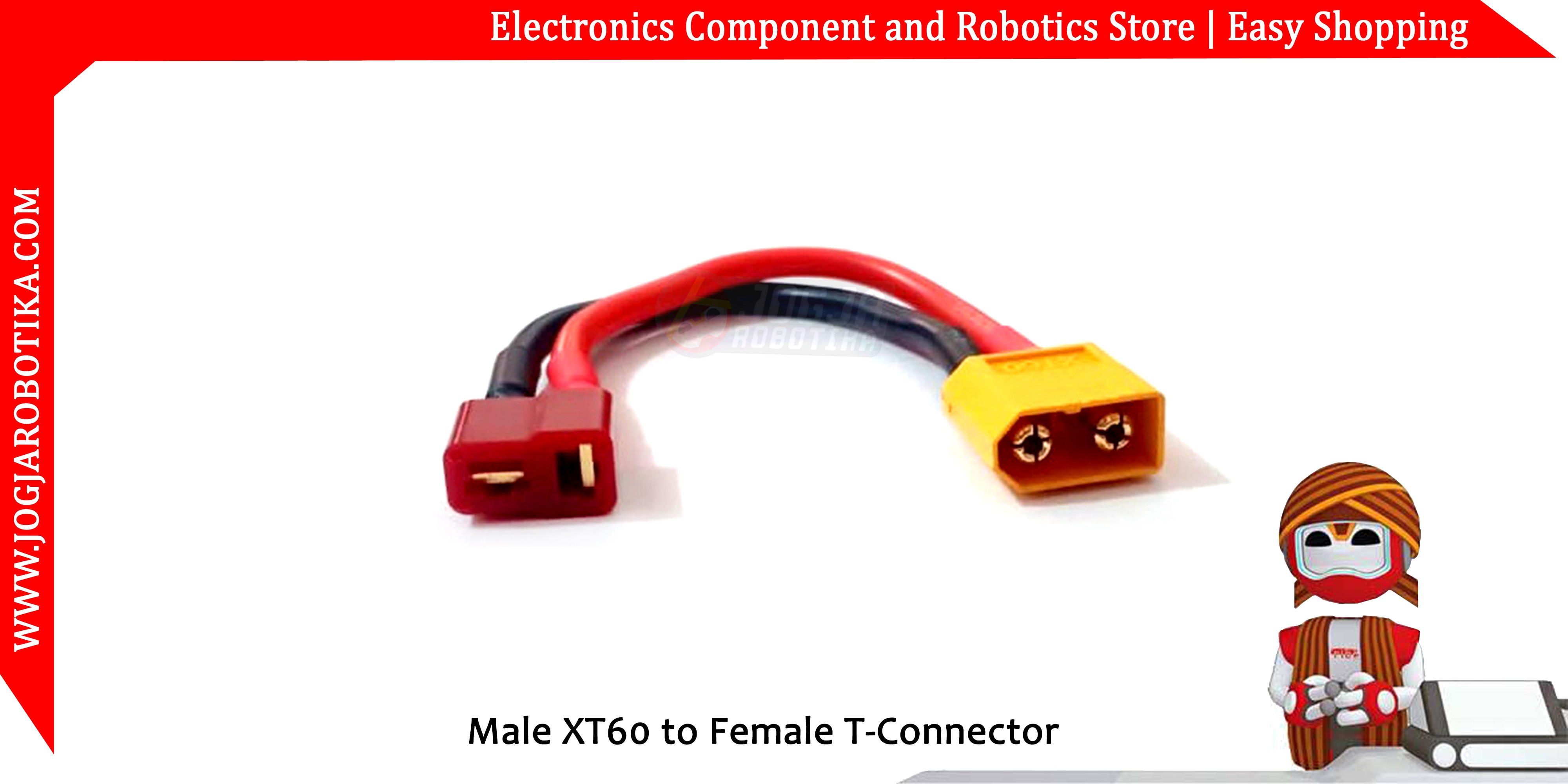Male XT60 to Female T-Connector