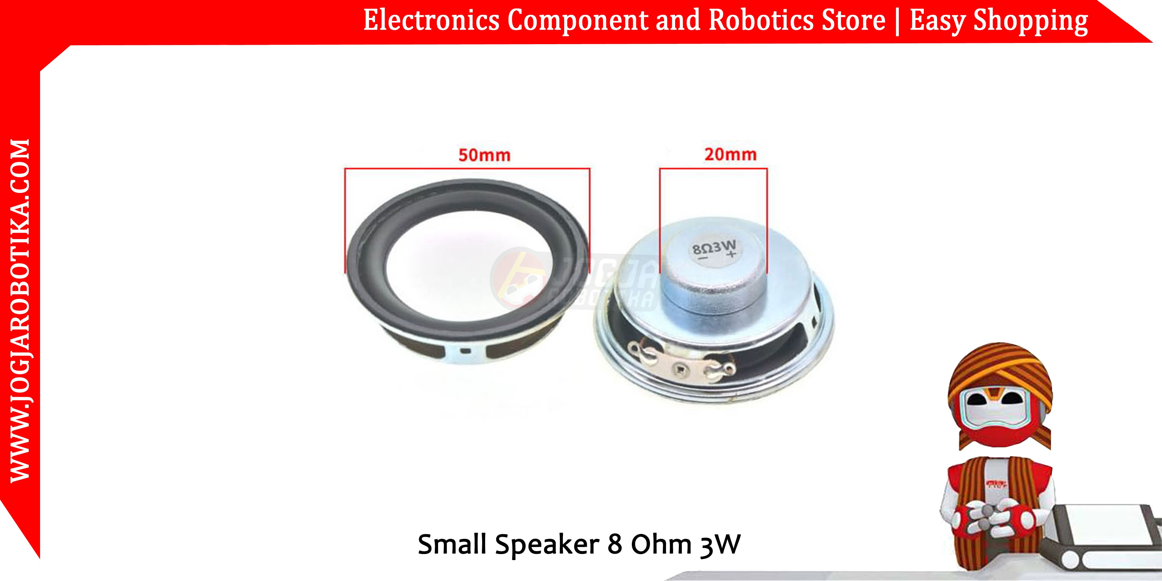 Small Speaker 8 Ohm 3W