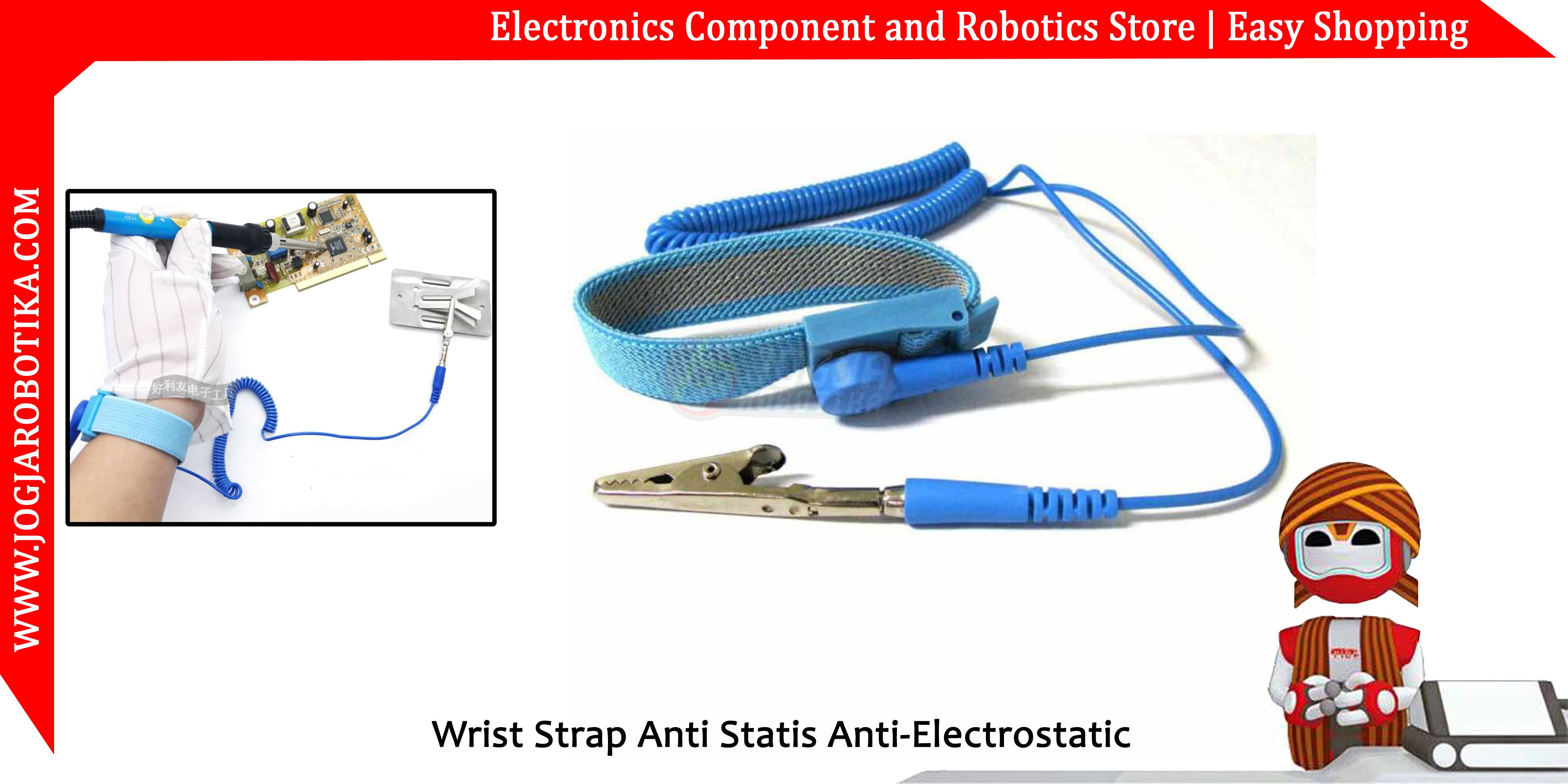 Wrist Strap Anti Statis Anti-Electrostatic