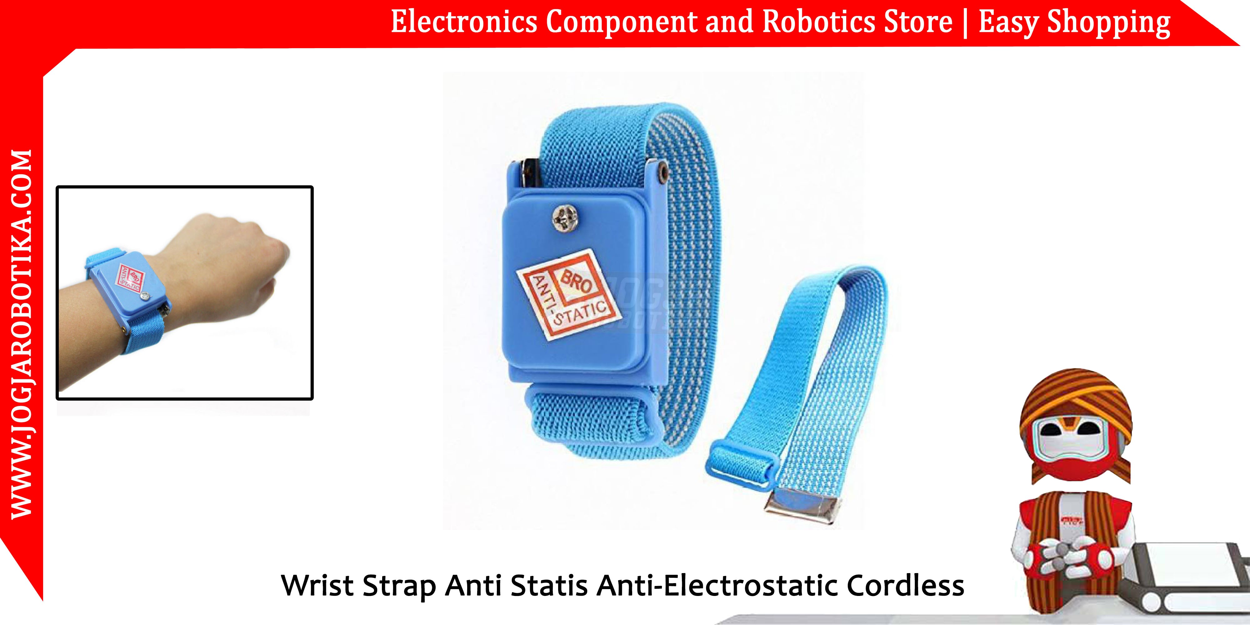 Wrist Strap Anti Statis Anti-Electrostatic Cordless