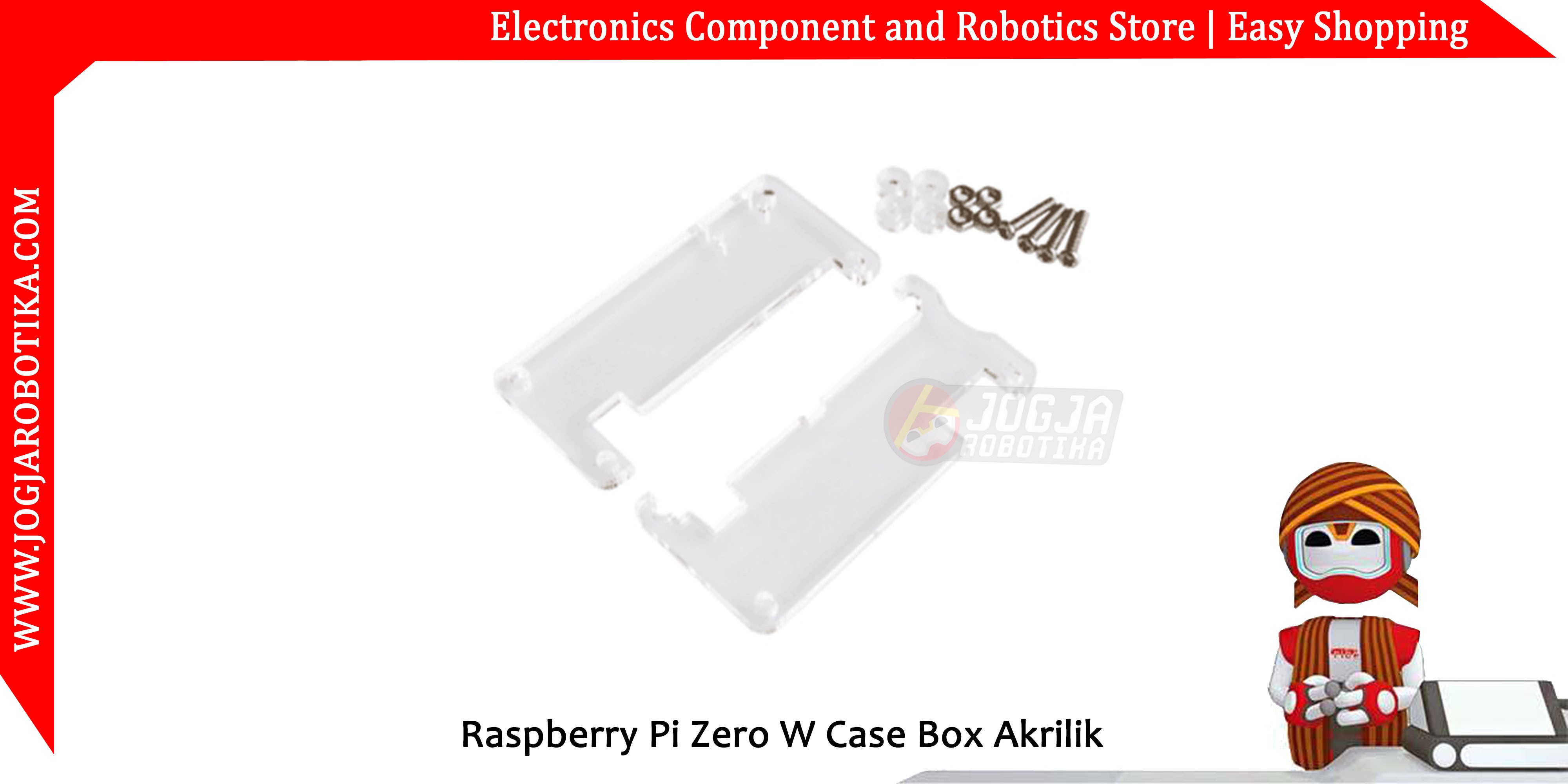 Raspberry Pi Zero W Case Akrilik