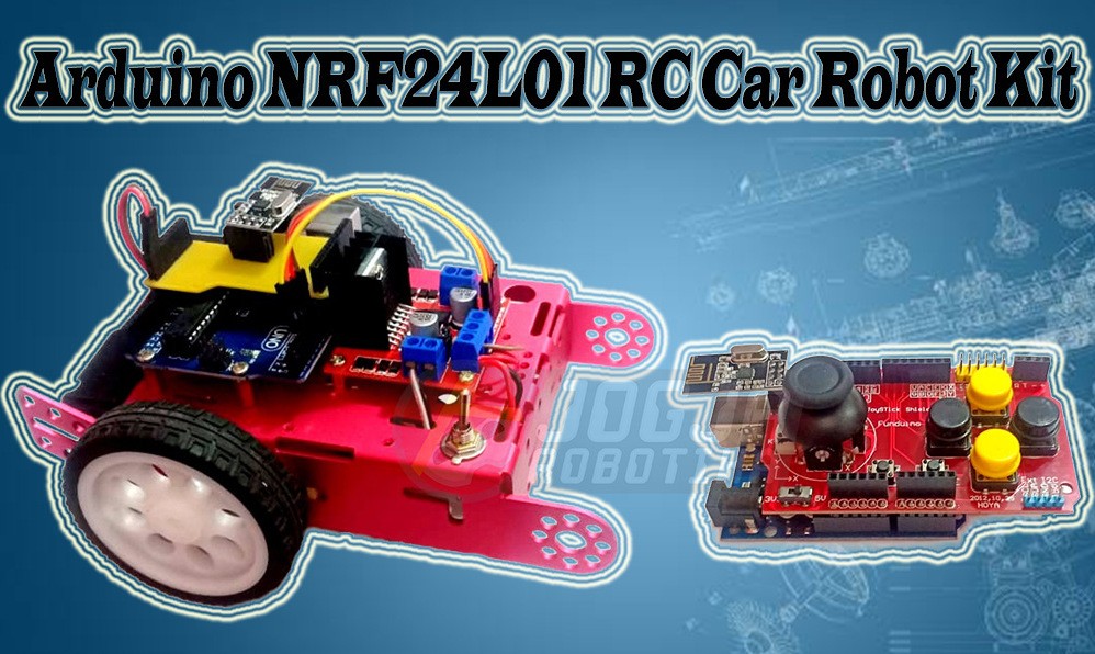 Arduino NRF24L01 RC Car Robot Kit