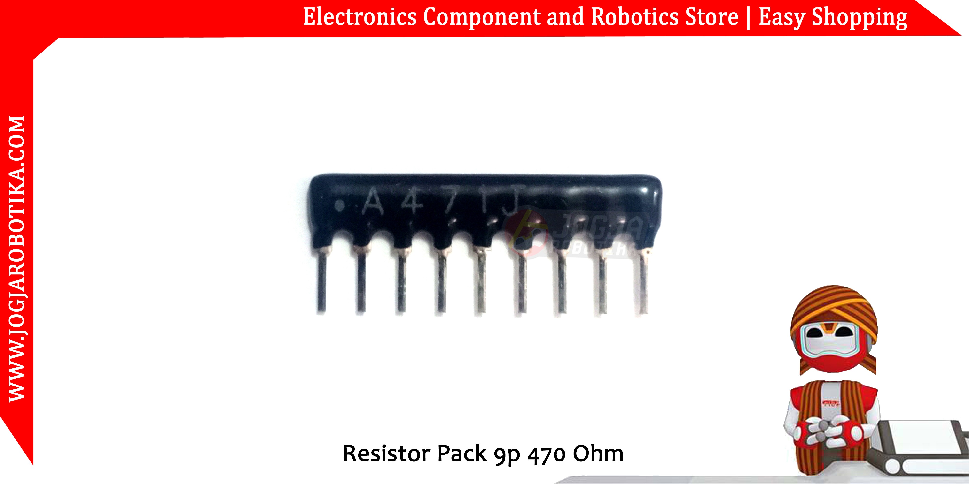 Resistor Pack 9p 470 Ohm