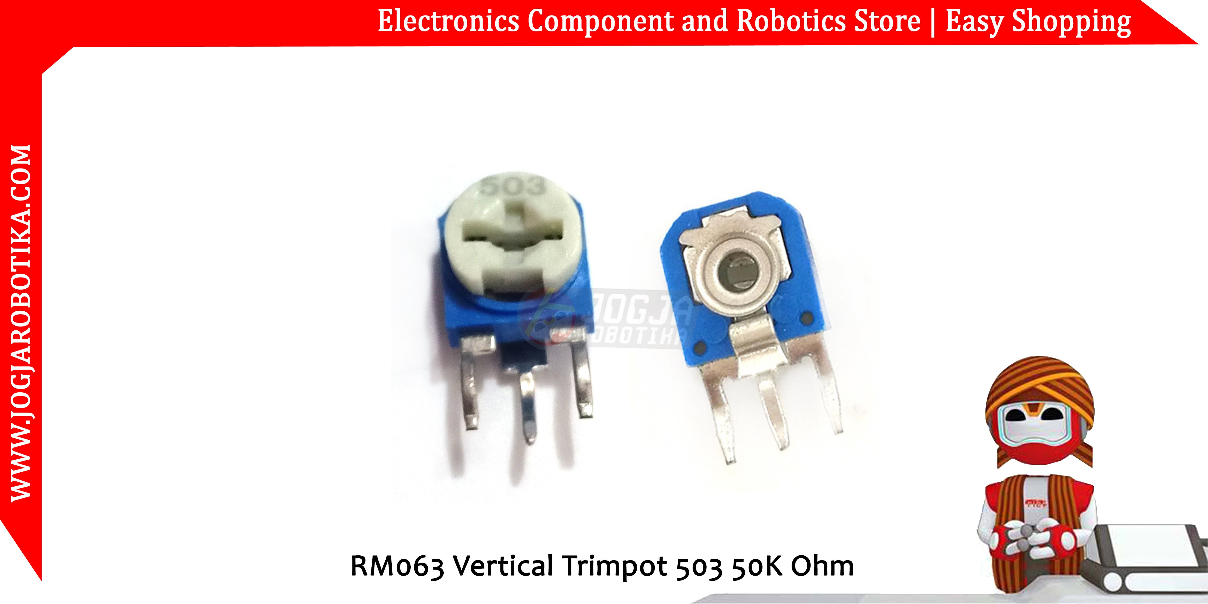RM063 Vertical Trimpot 503 50K Ohm
