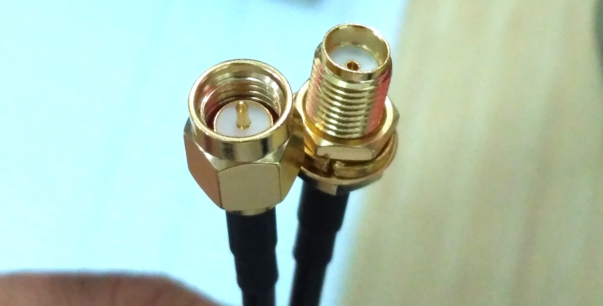 RP-SMA Male To Female RG174 Coaxial Wireless LAN WAN Router Antenna WiFi Extension Cable 3M