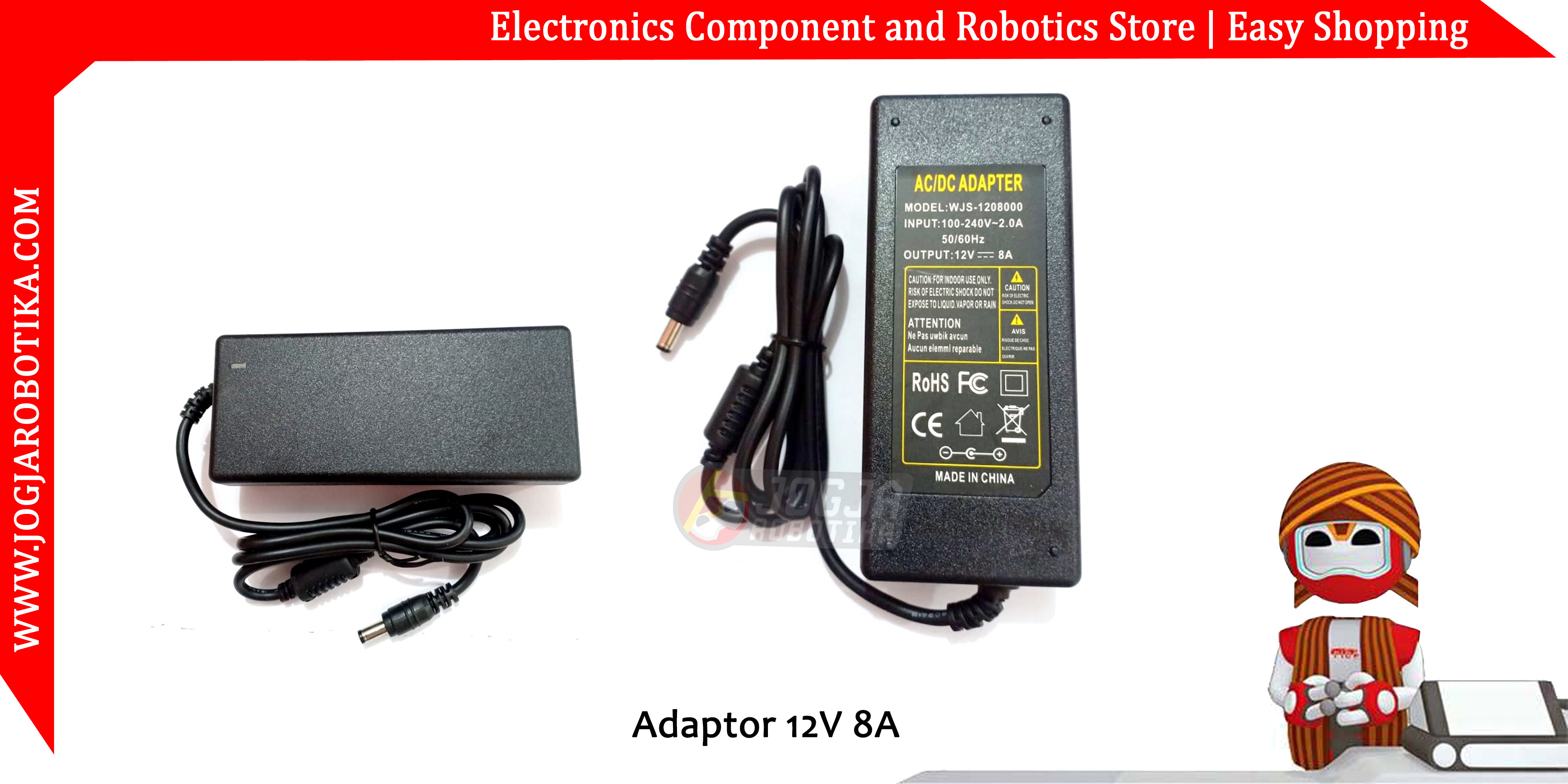 Adaptor 12V 8A